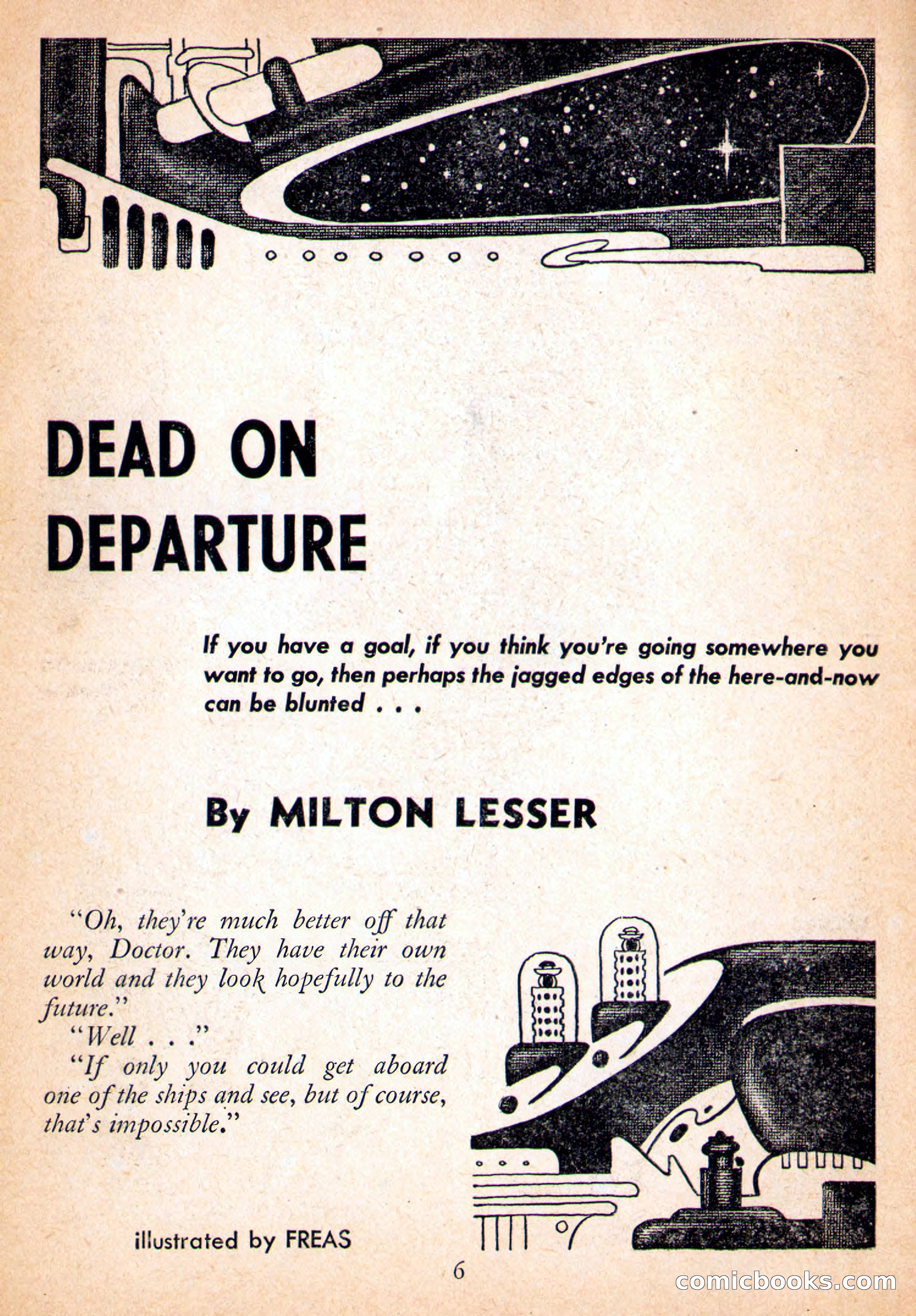 Future Science Fiction, October 1954 — page 6 of 132