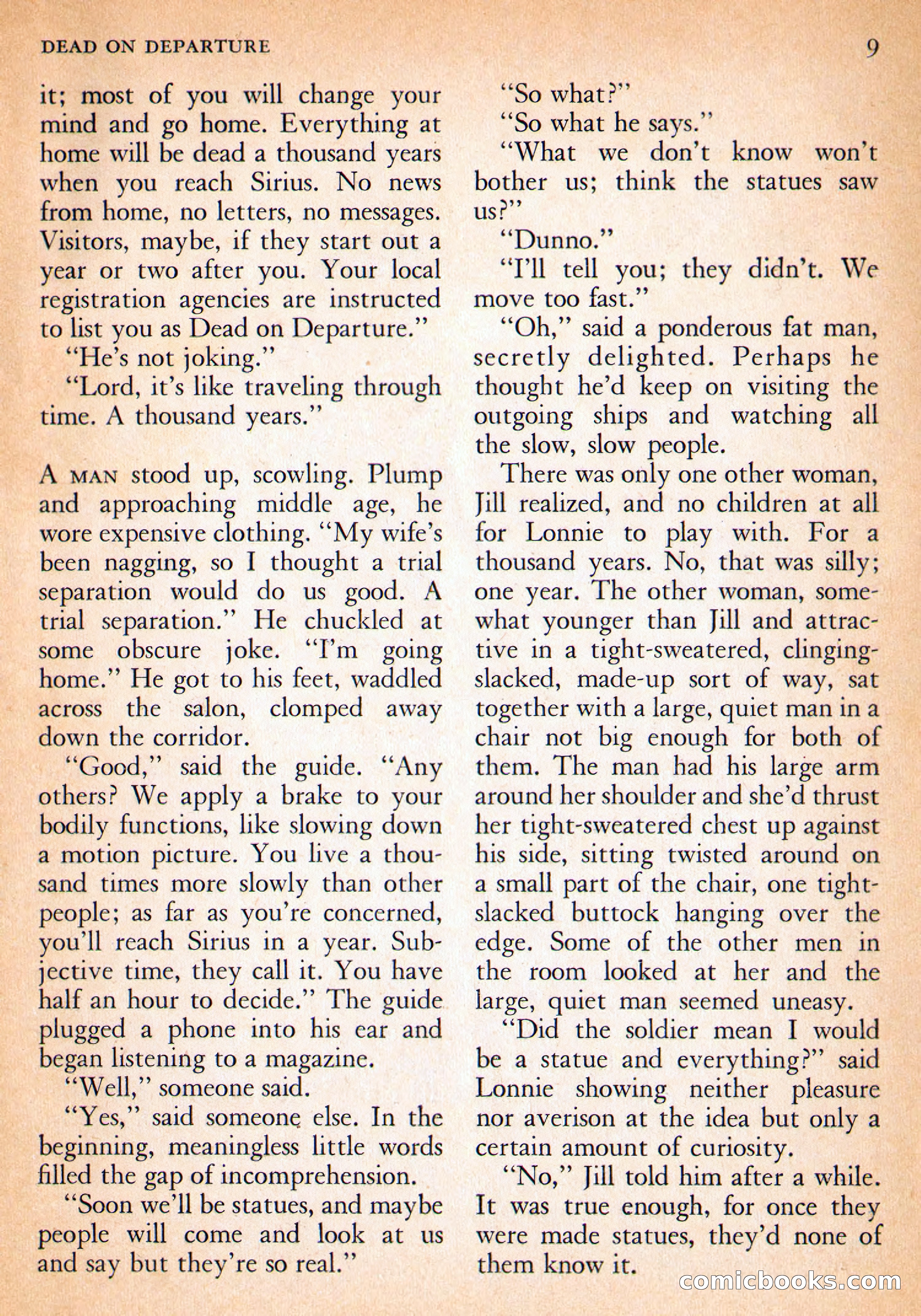 Future Science Fiction, October 1954 — page 9 of 132