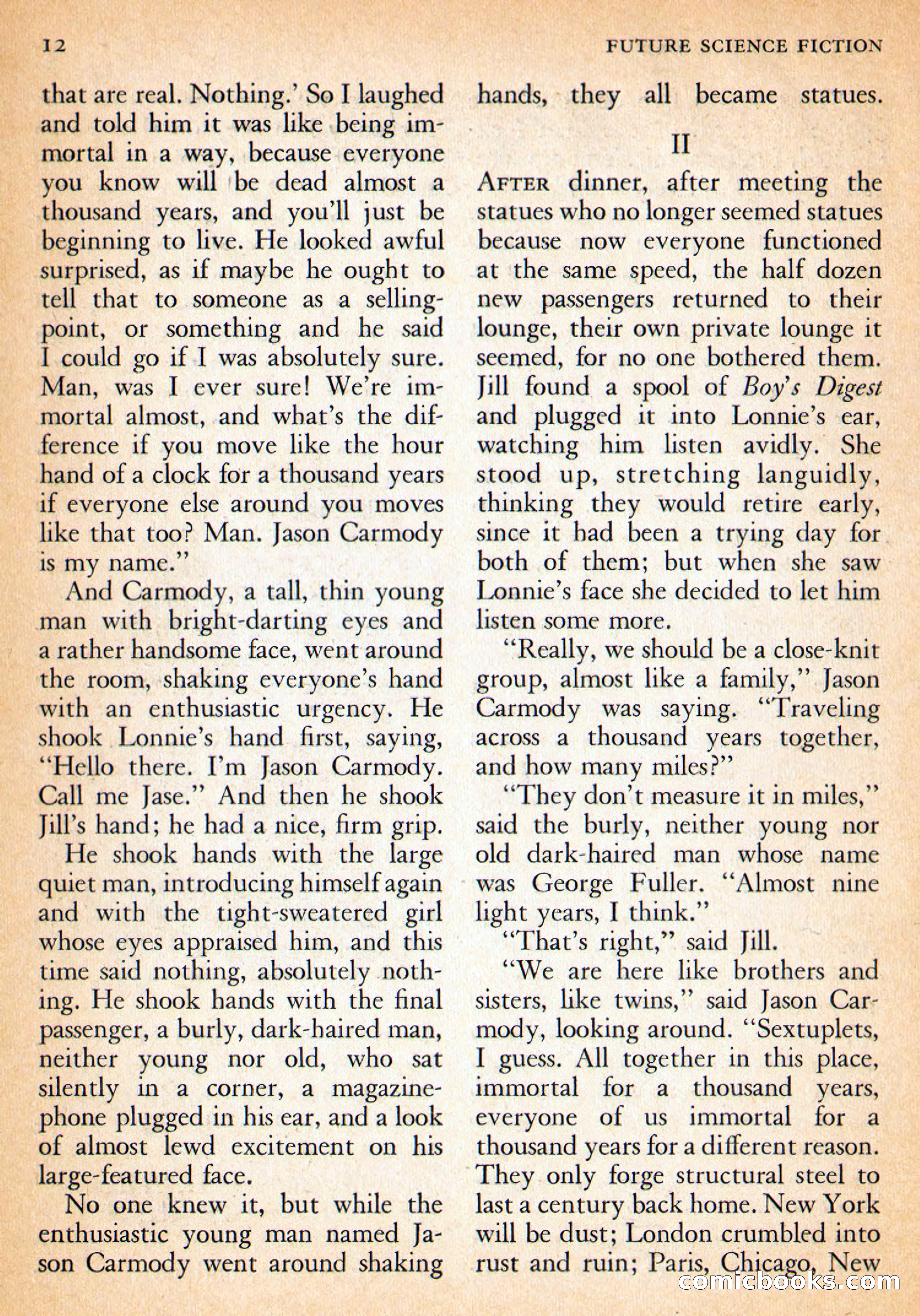 Future Science Fiction, October 1954 — page 12 of 132