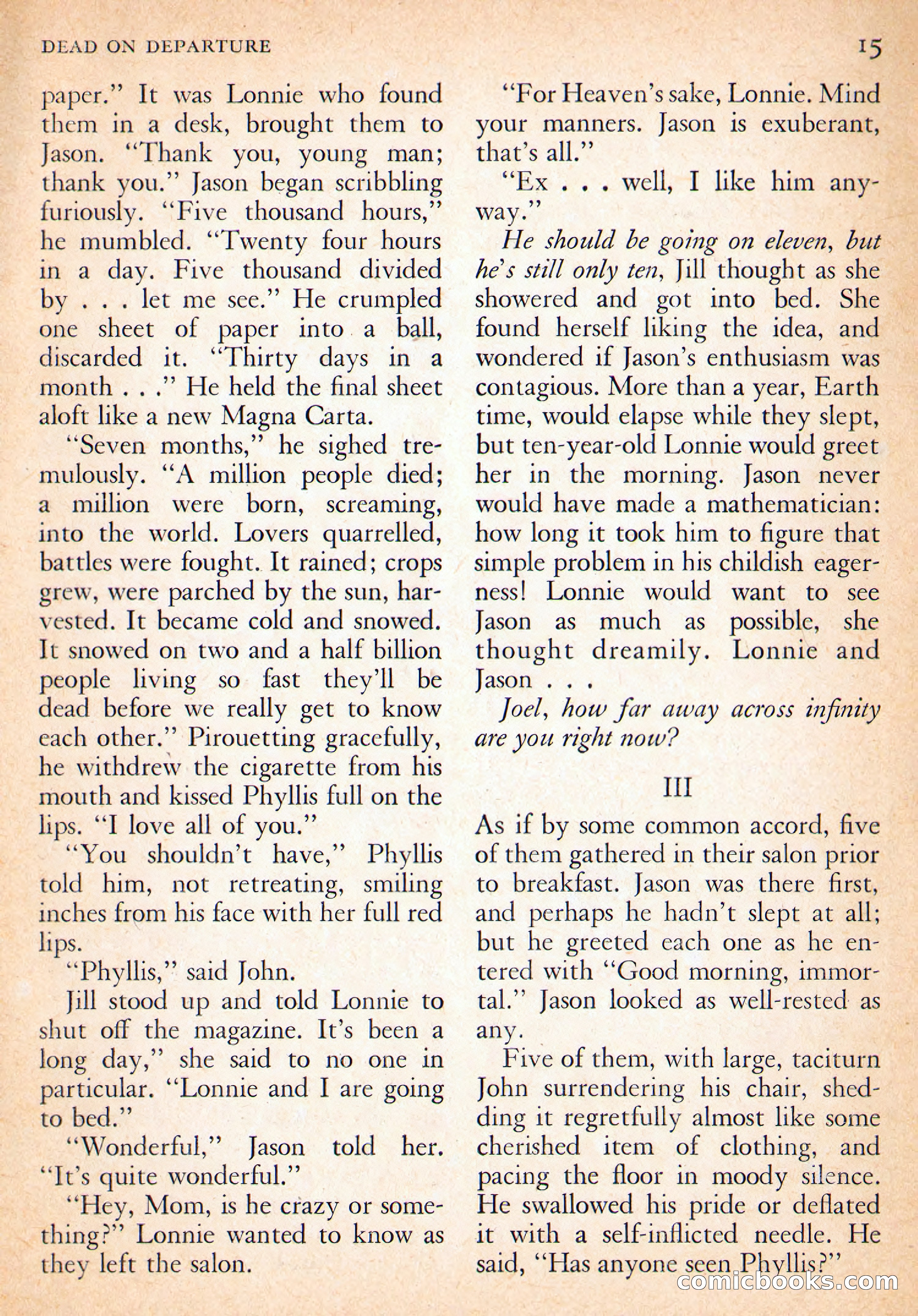 Future Science Fiction, October 1954 — page 15 of 132
