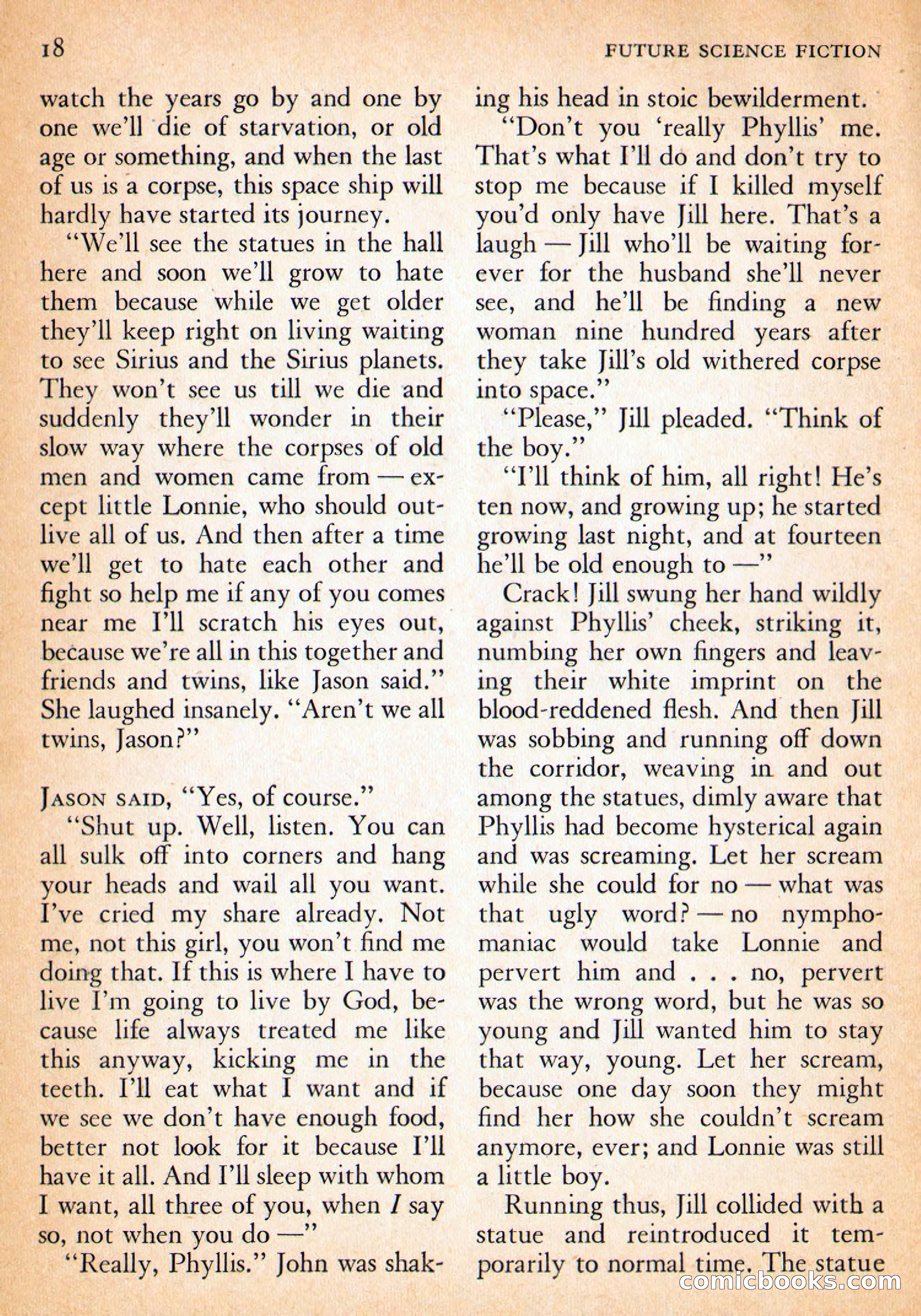 Future Science Fiction, October 1954 — page 18 of 132