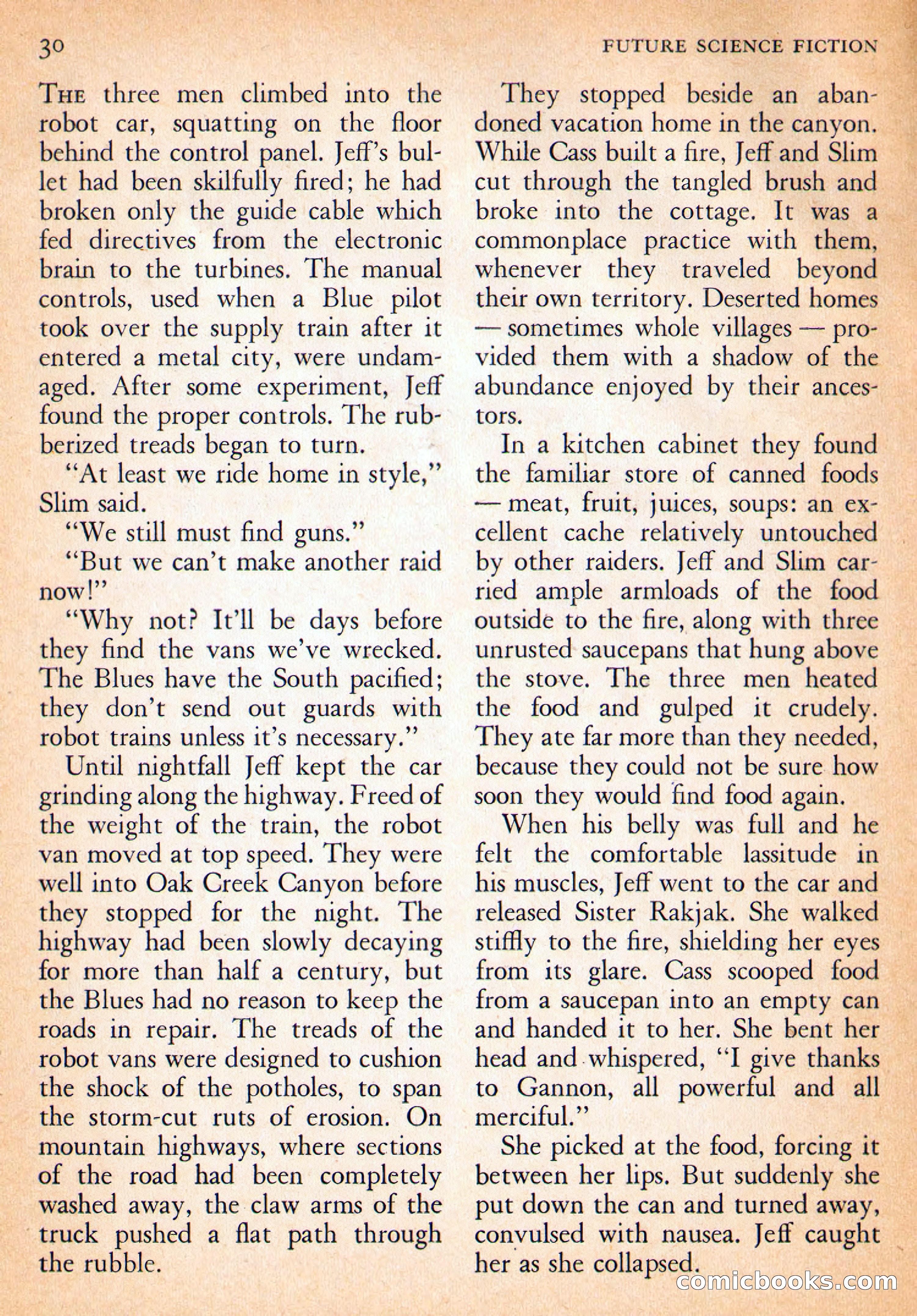 Future Science Fiction, October 1954 — page 30 of 132