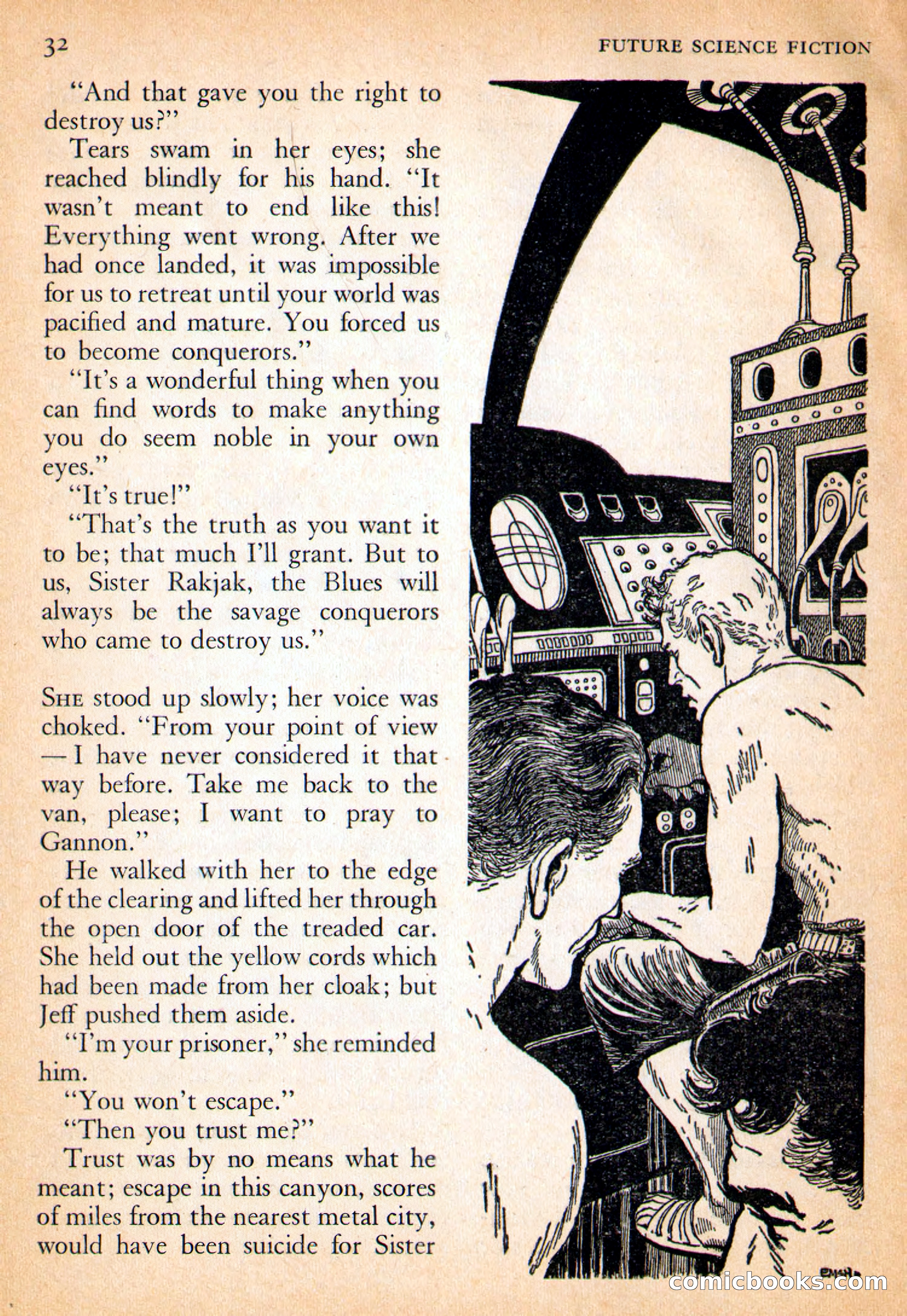 Future Science Fiction, October 1954 — page 32 of 132