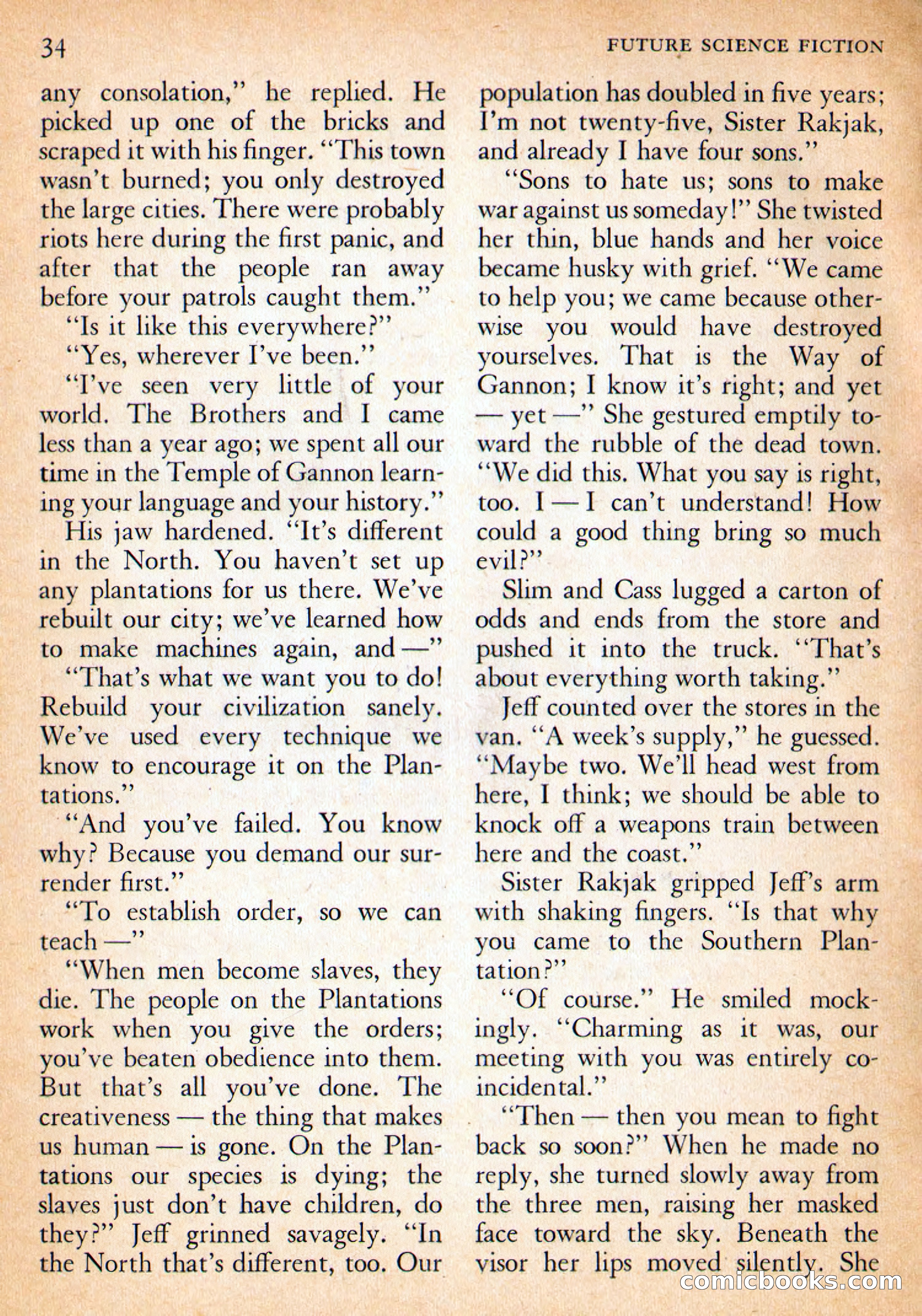 Future Science Fiction, October 1954 — page 34 of 132