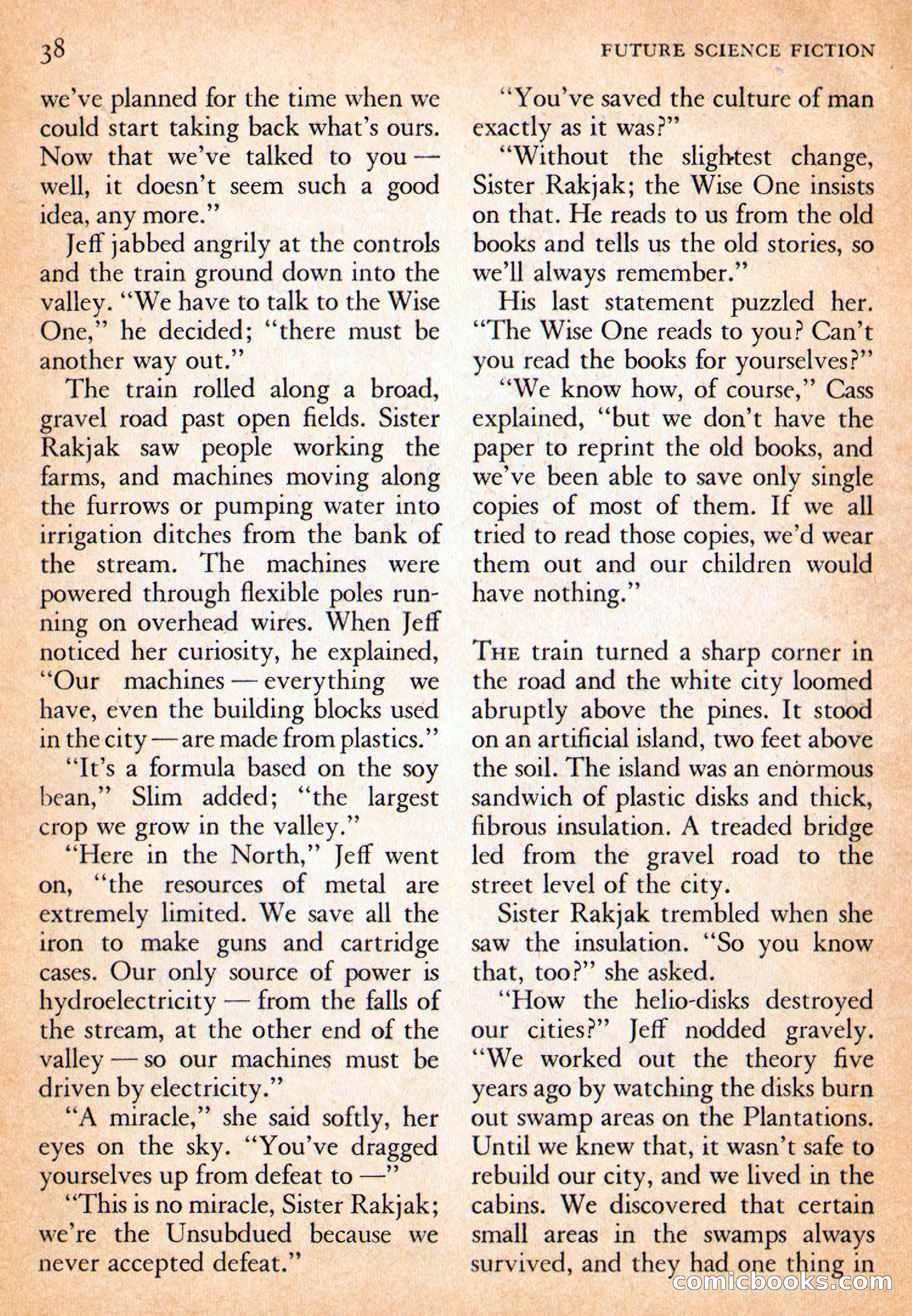 Future Science Fiction, October 1954 — page 38 of 132
