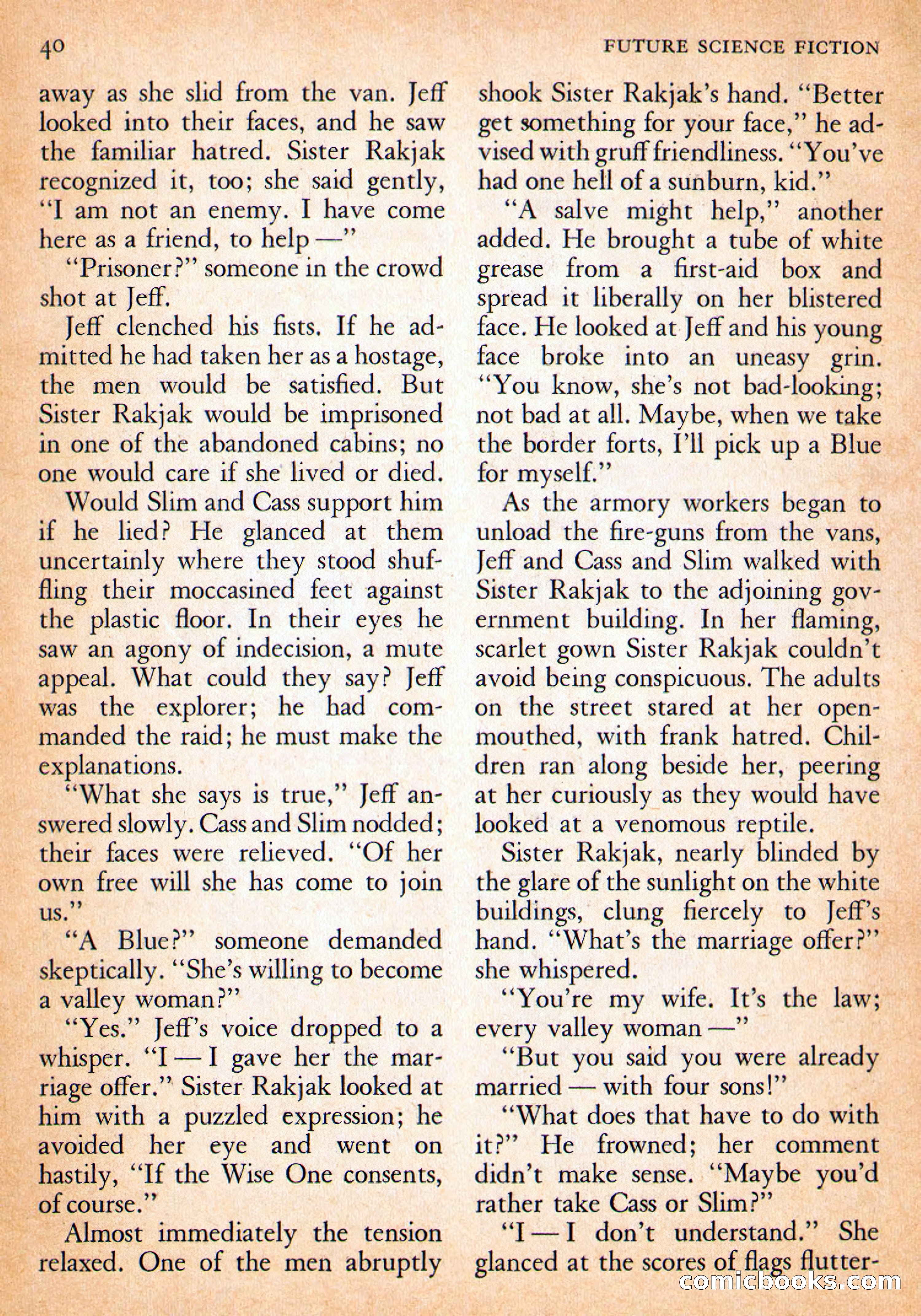 Future Science Fiction, October 1954 — page 40 of 132