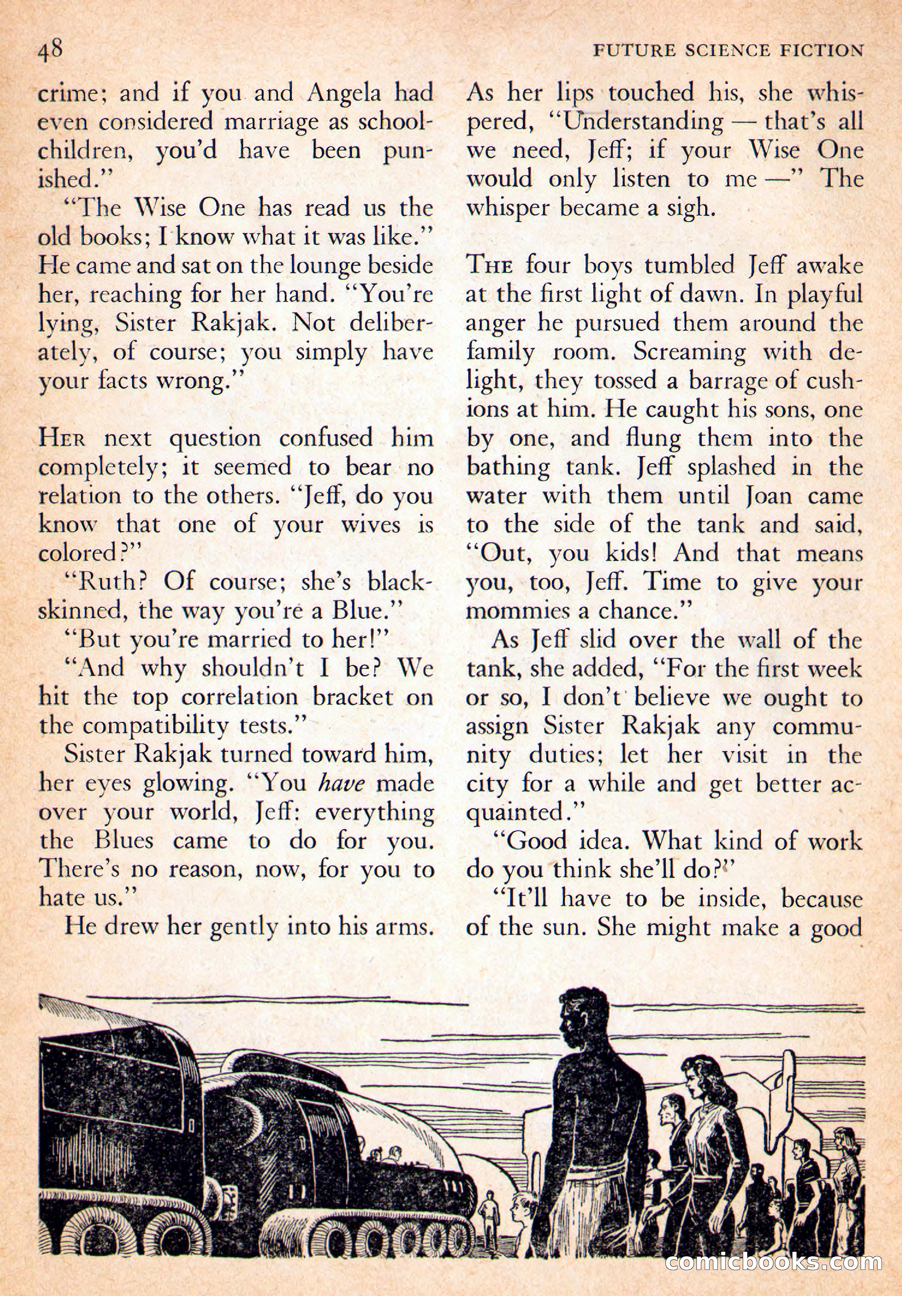 Future Science Fiction, October 1954 — page 48 of 132