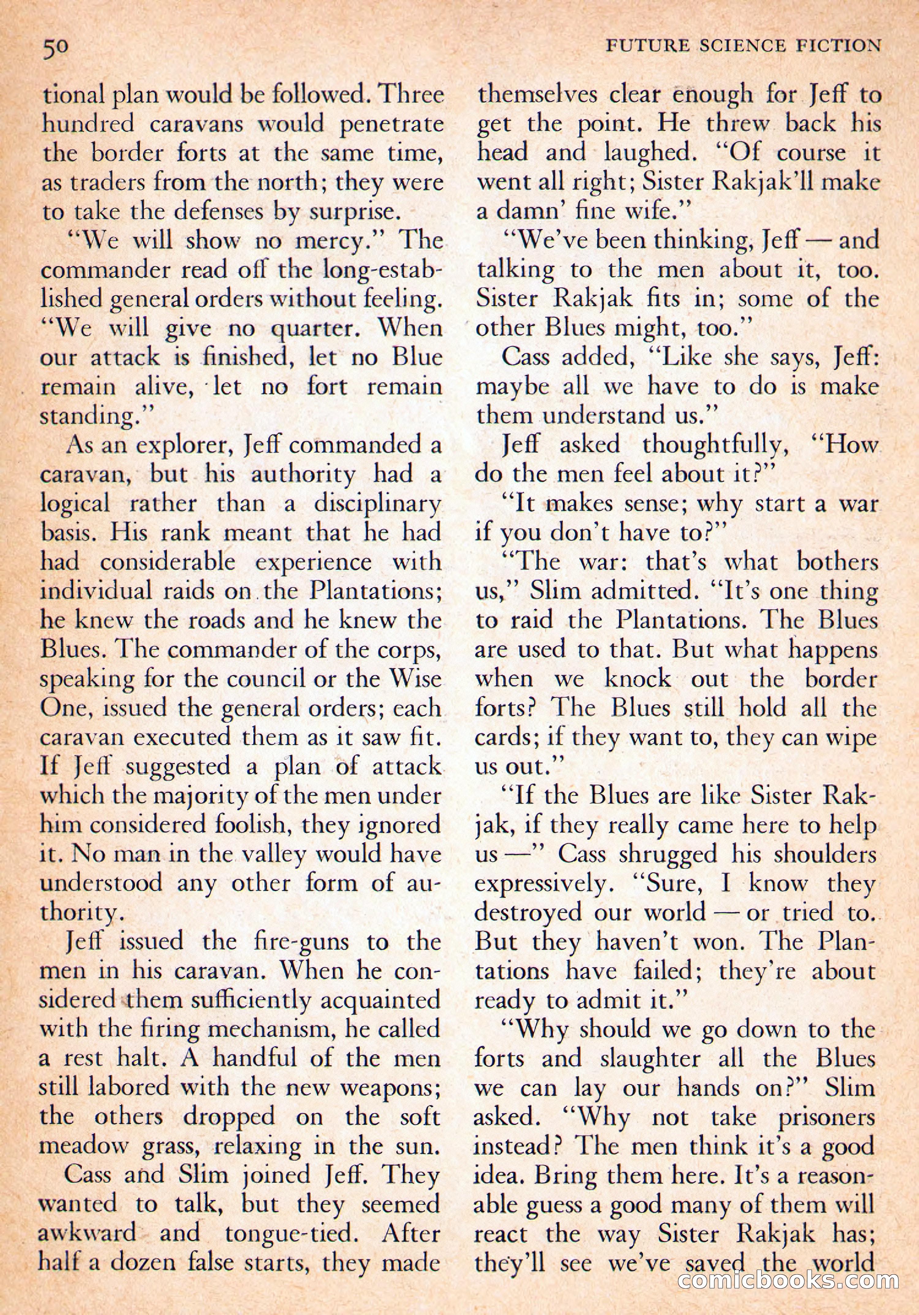 Future Science Fiction, October 1954 — page 50 of 132