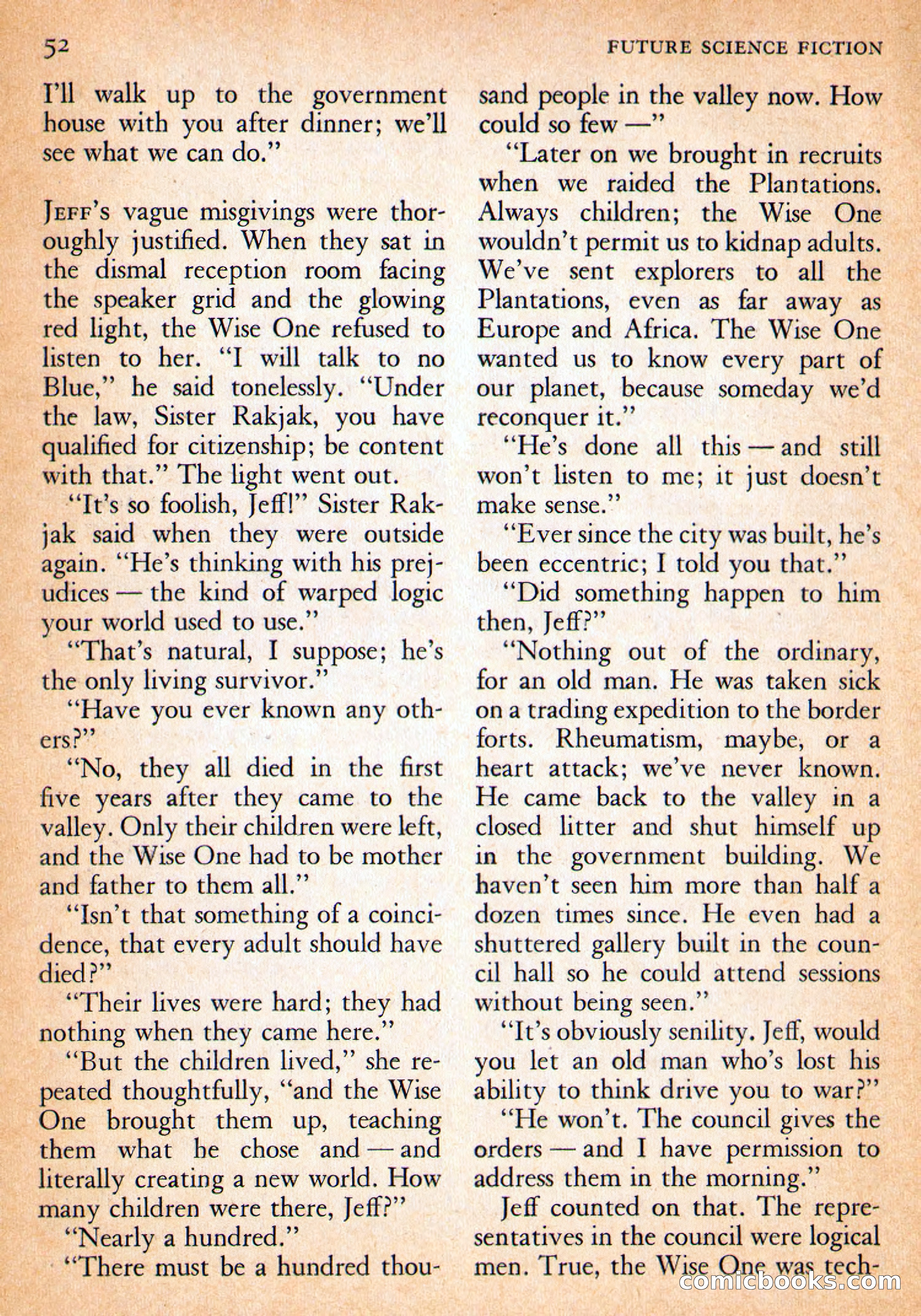 Future Science Fiction, October 1954 — page 52 of 132
