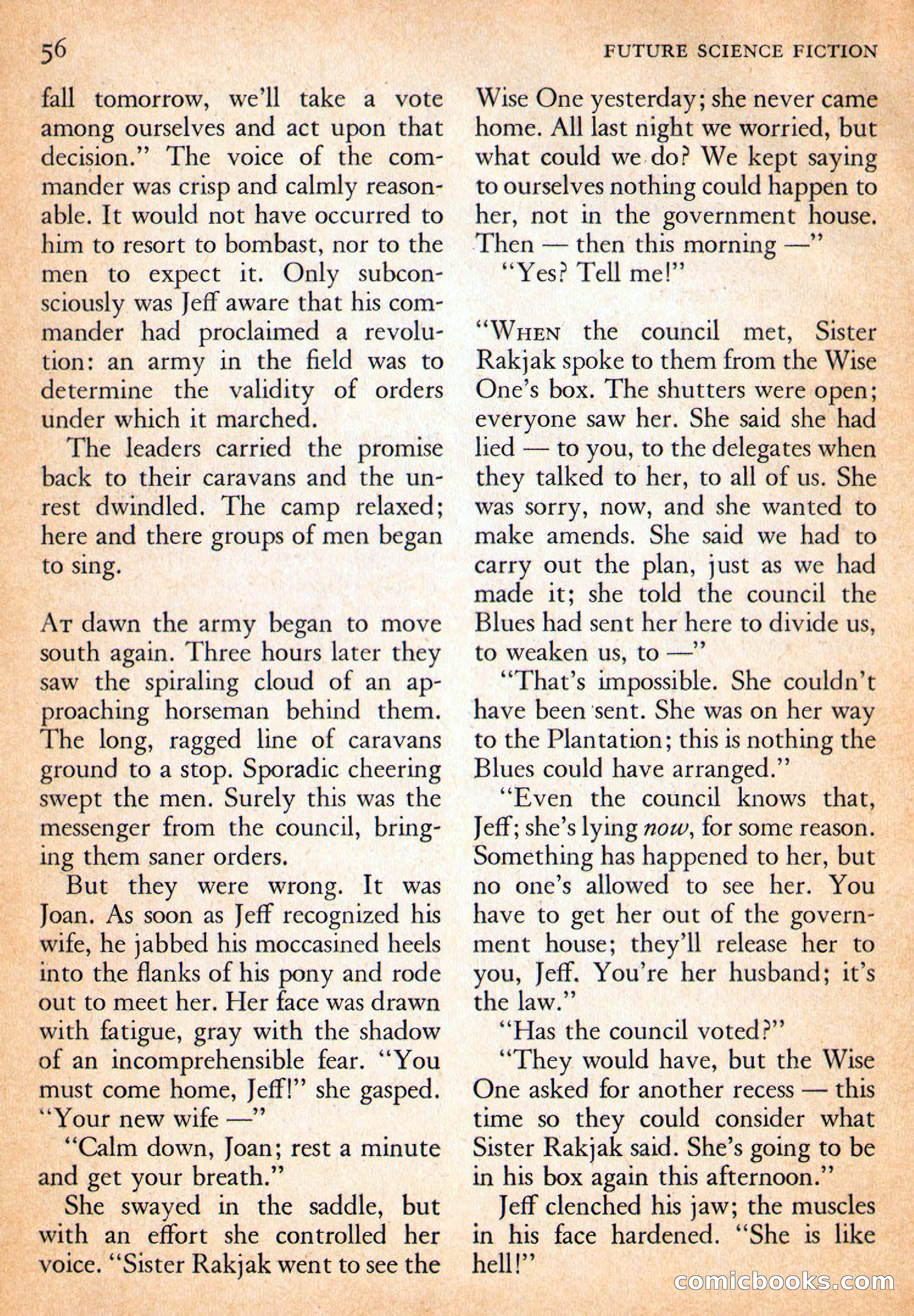 Future Science Fiction, October 1954 — page 56 of 132