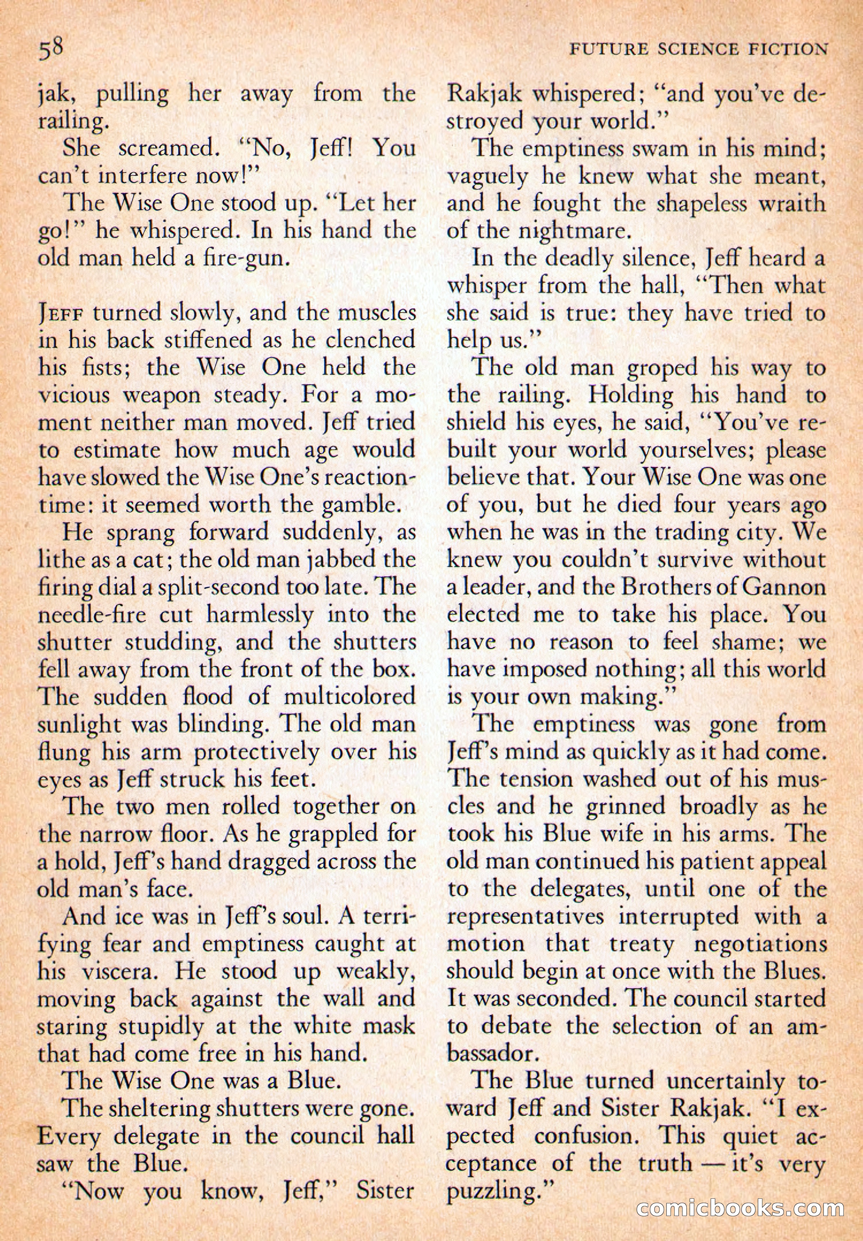 Future Science Fiction, October 1954 — page 58 of 132