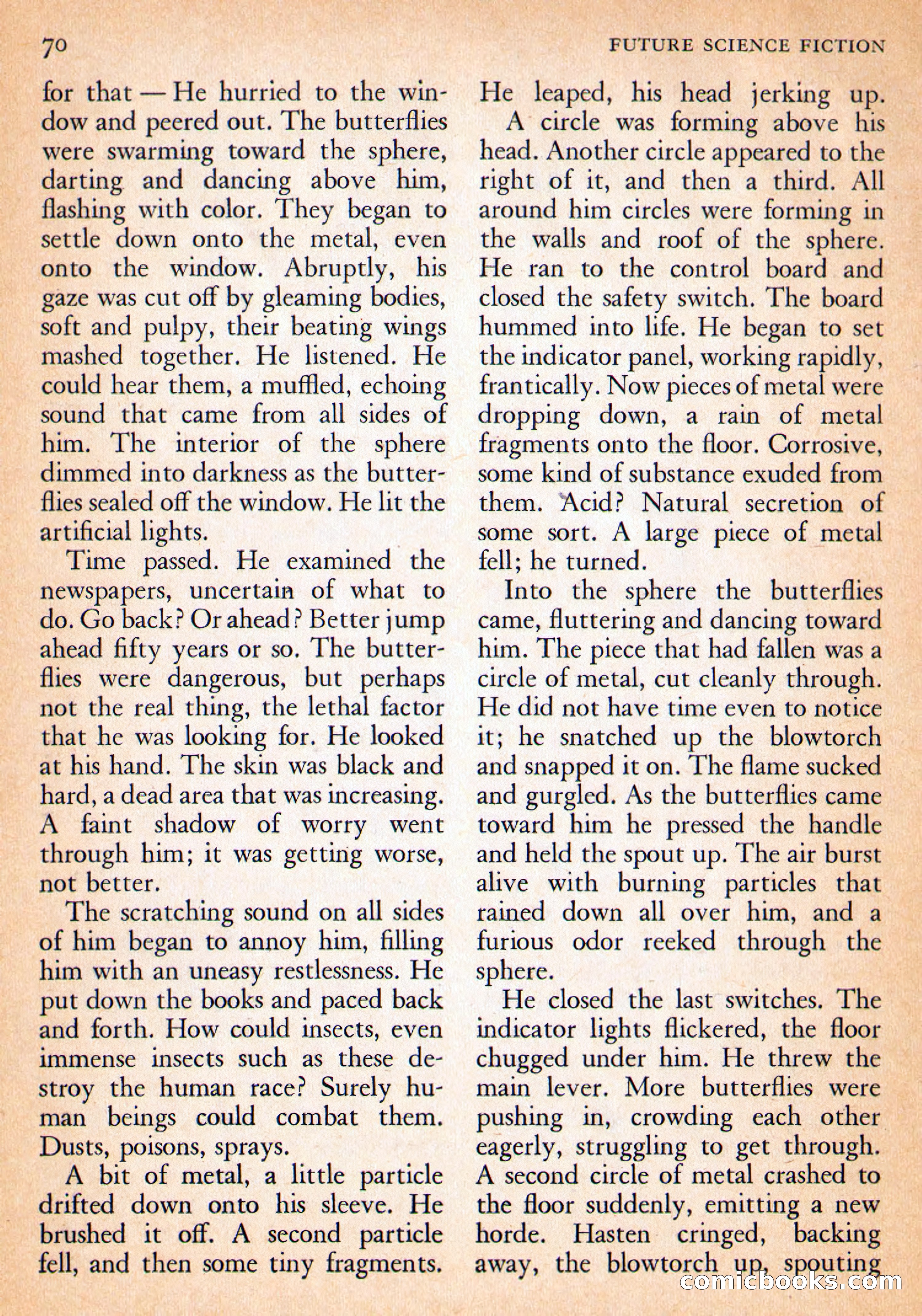 Future Science Fiction, October 1954 — page 70 of 132