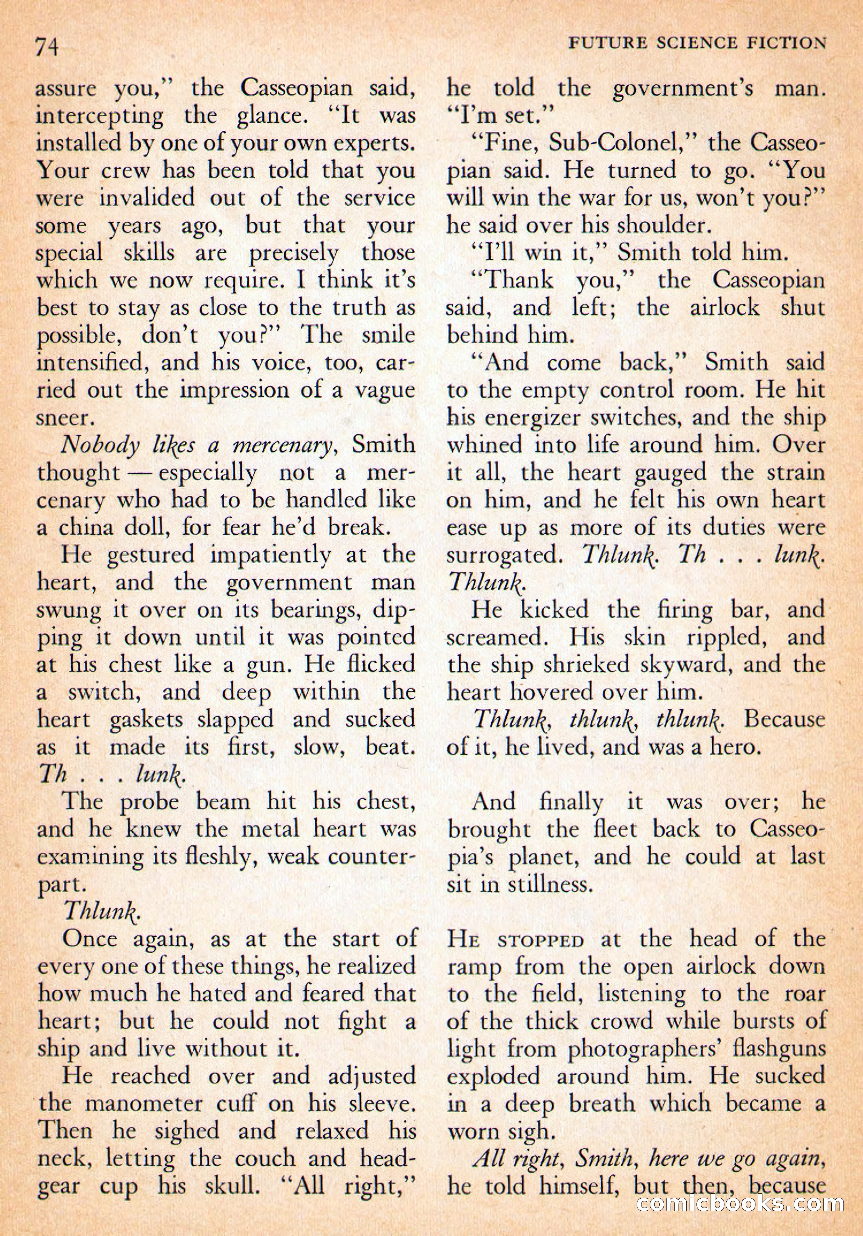 Future Science Fiction, October 1954 — page 74 of 132