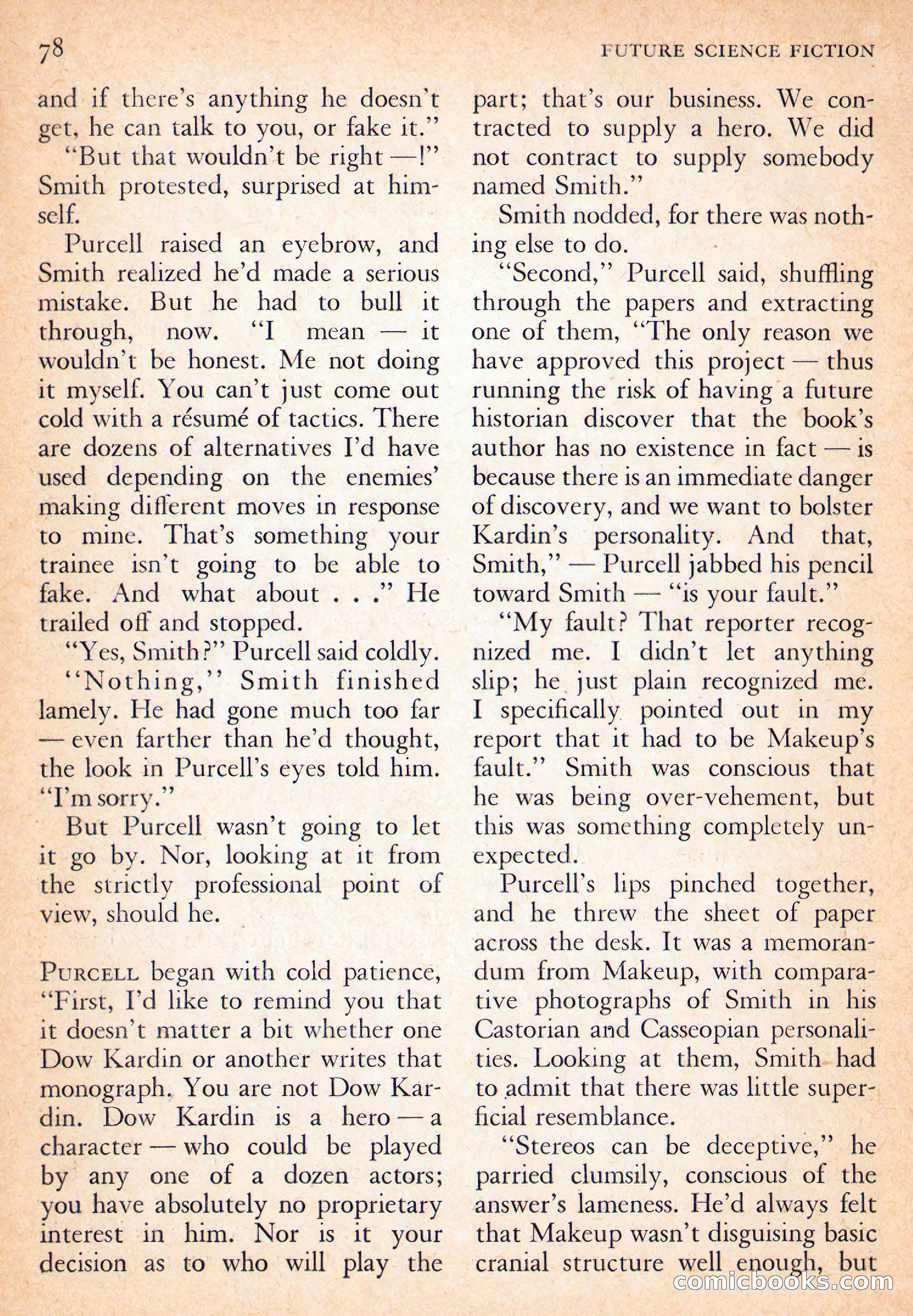 Future Science Fiction, October 1954 — page 78 of 132