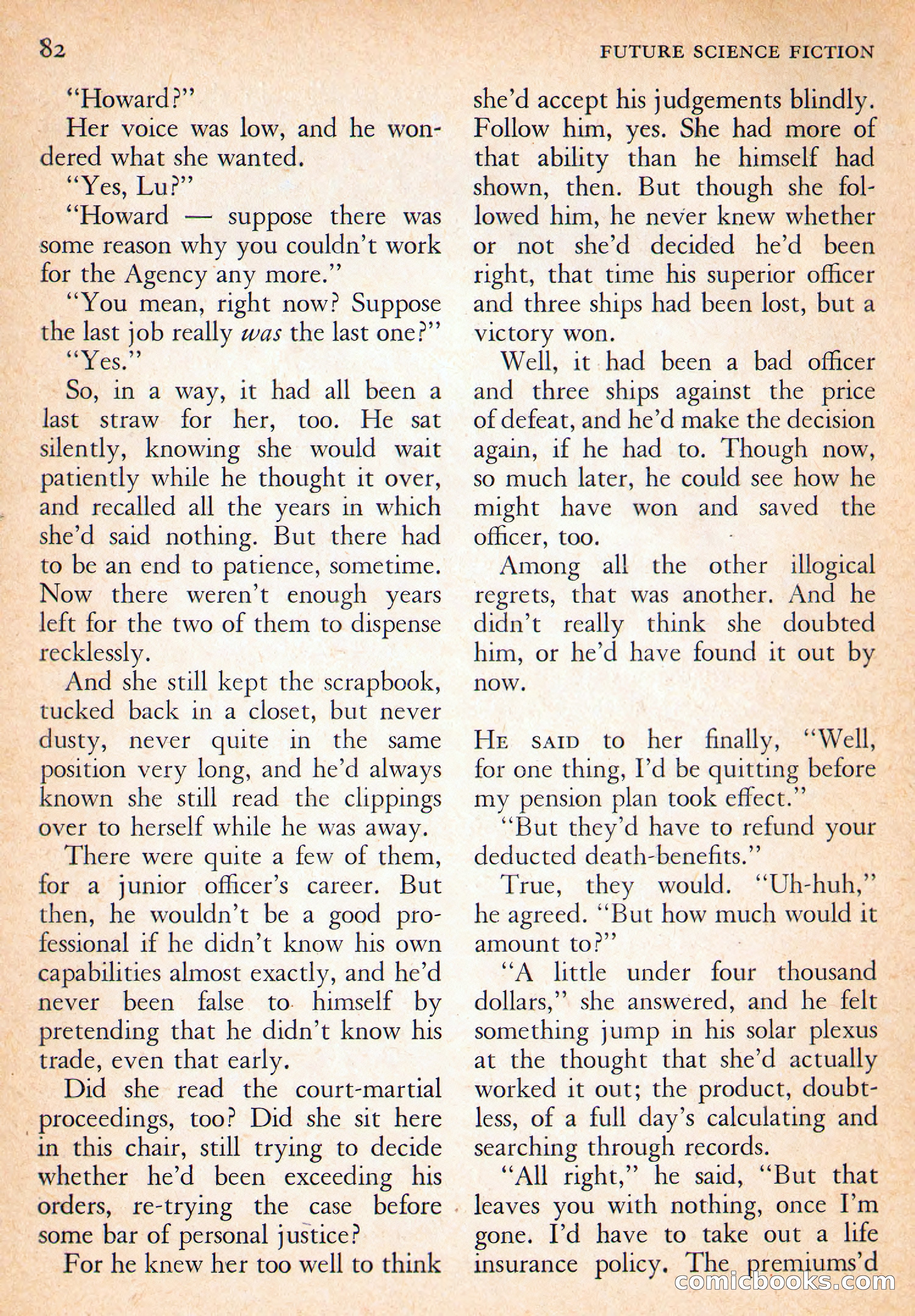 Future Science Fiction, October 1954 — page 82 of 132