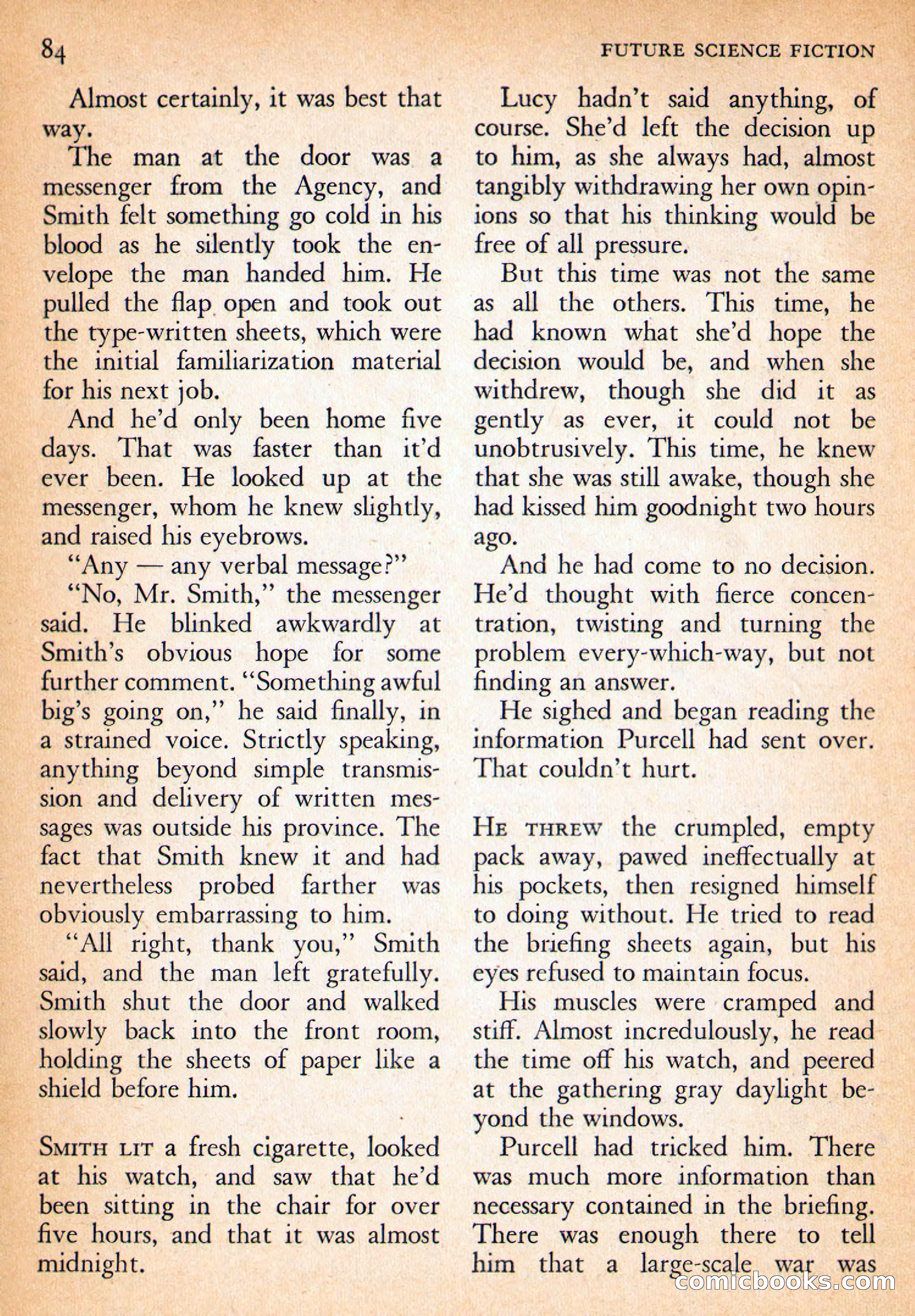 Future Science Fiction, October 1954 — page 84 of 132