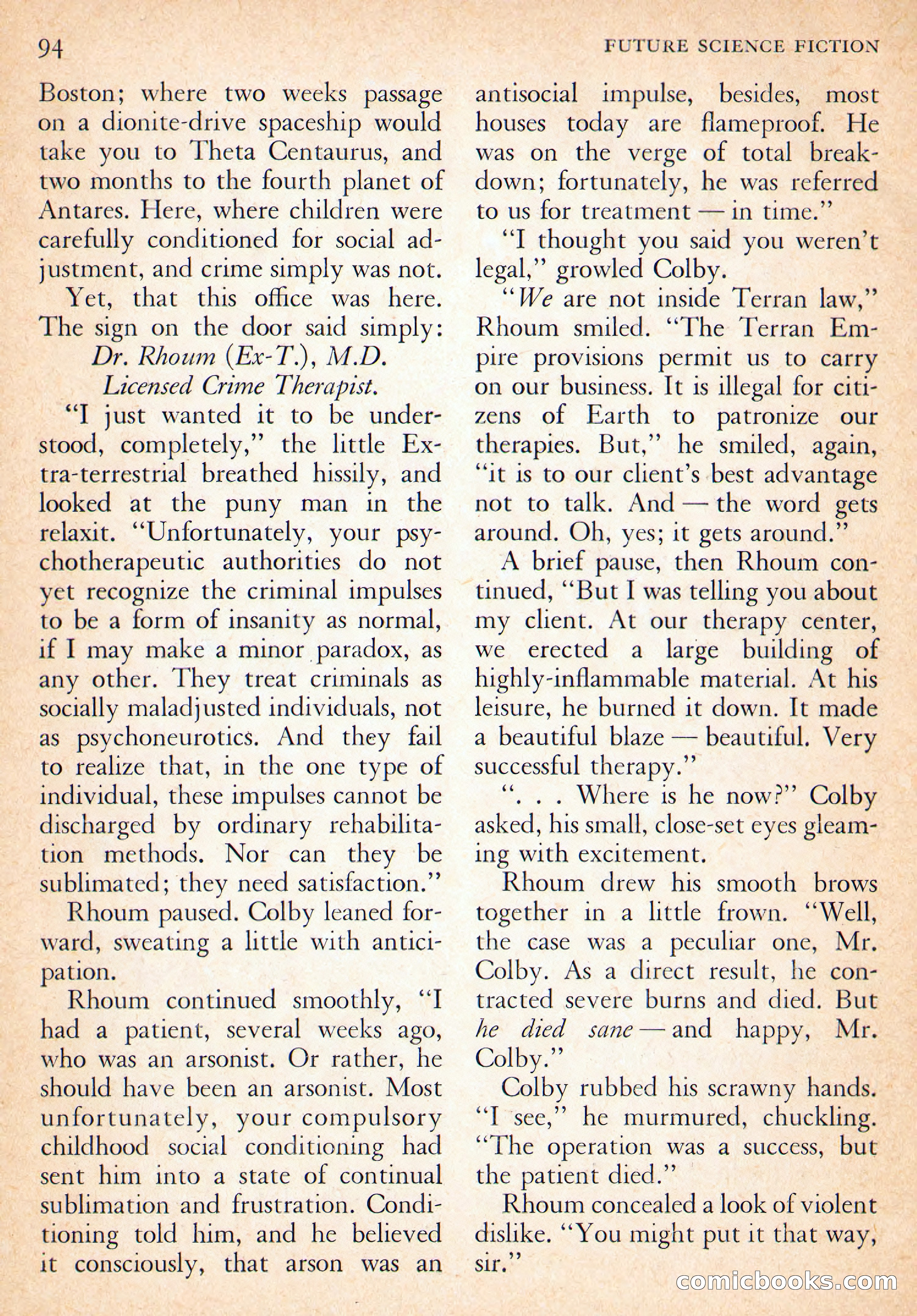 Future Science Fiction, October 1954 — page 94 of 132