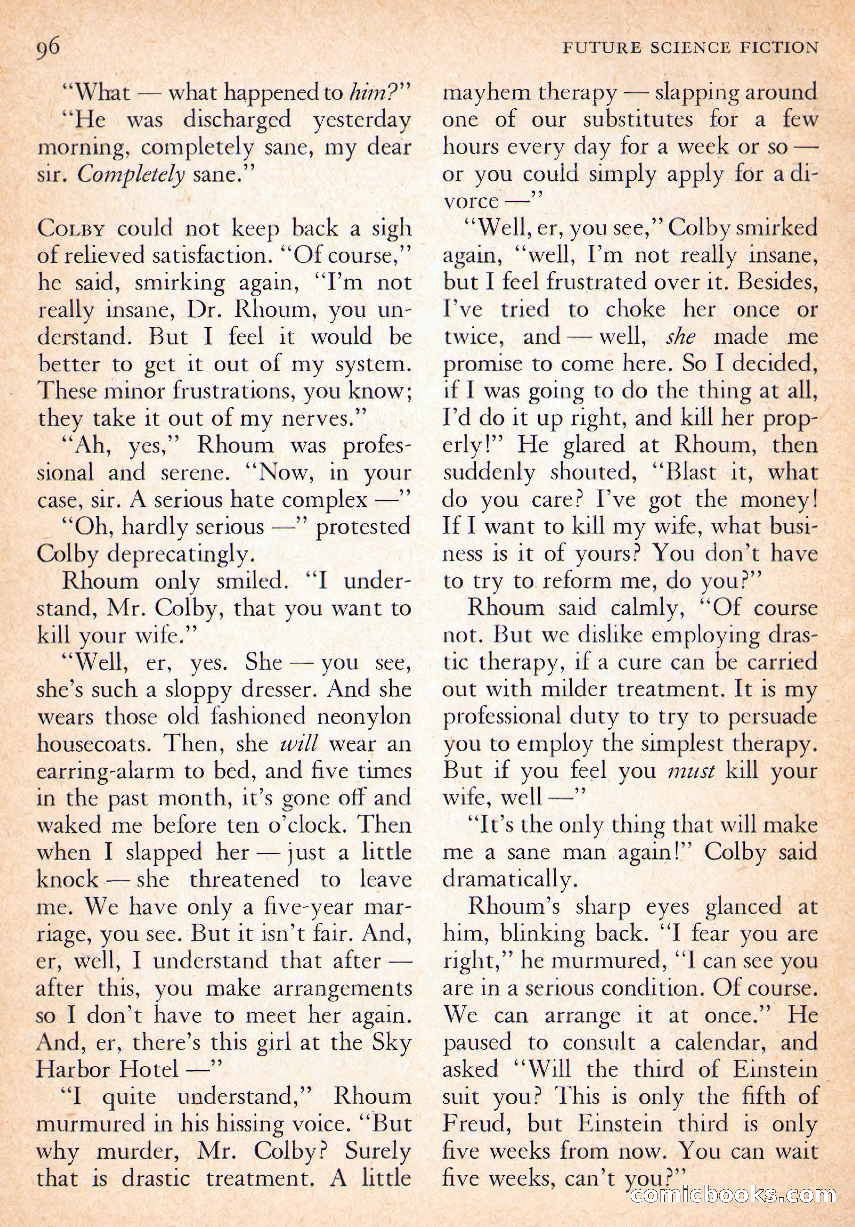 Future Science Fiction, October 1954 — page 96 of 132