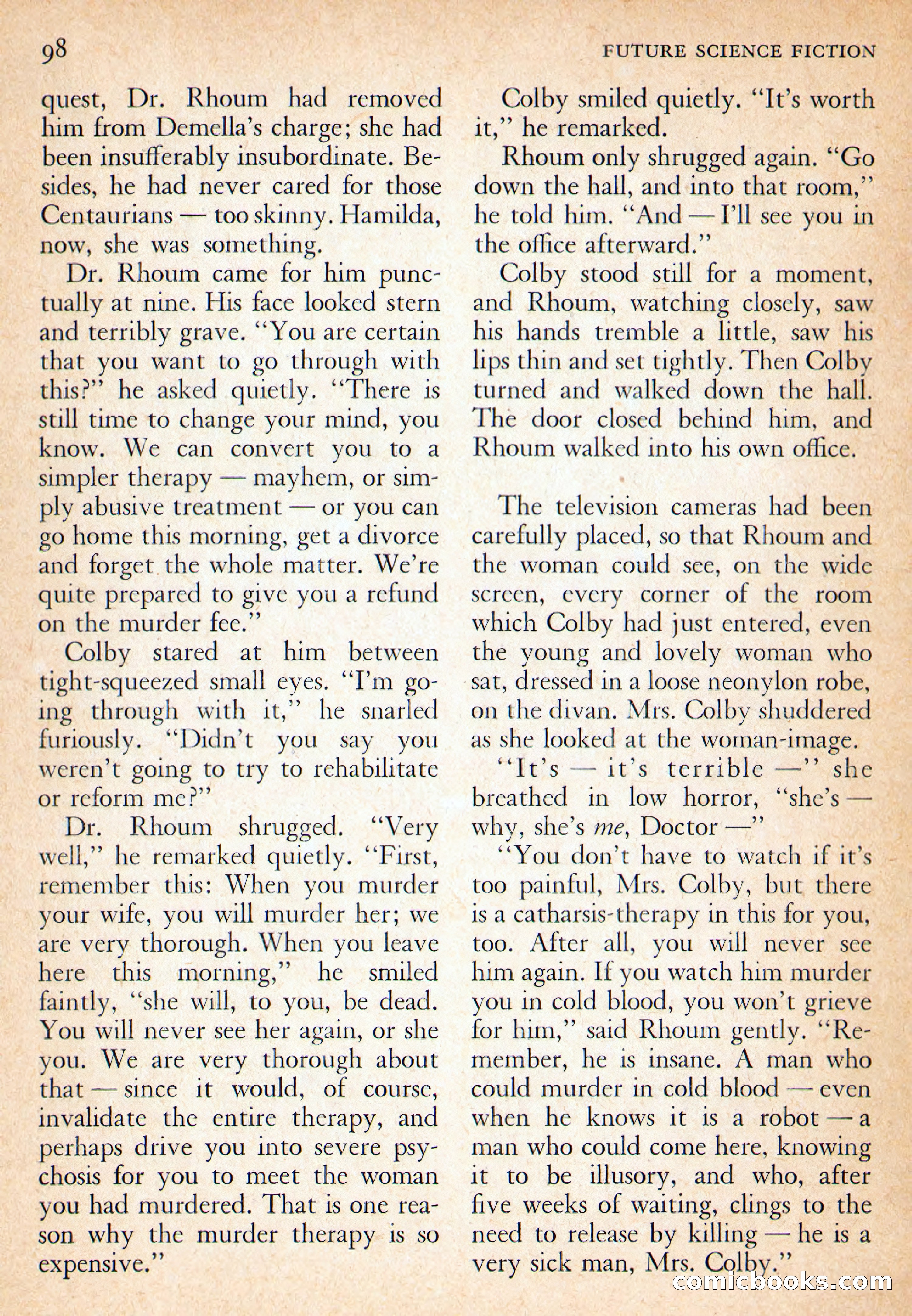 Future Science Fiction, October 1954 — page 98 of 132