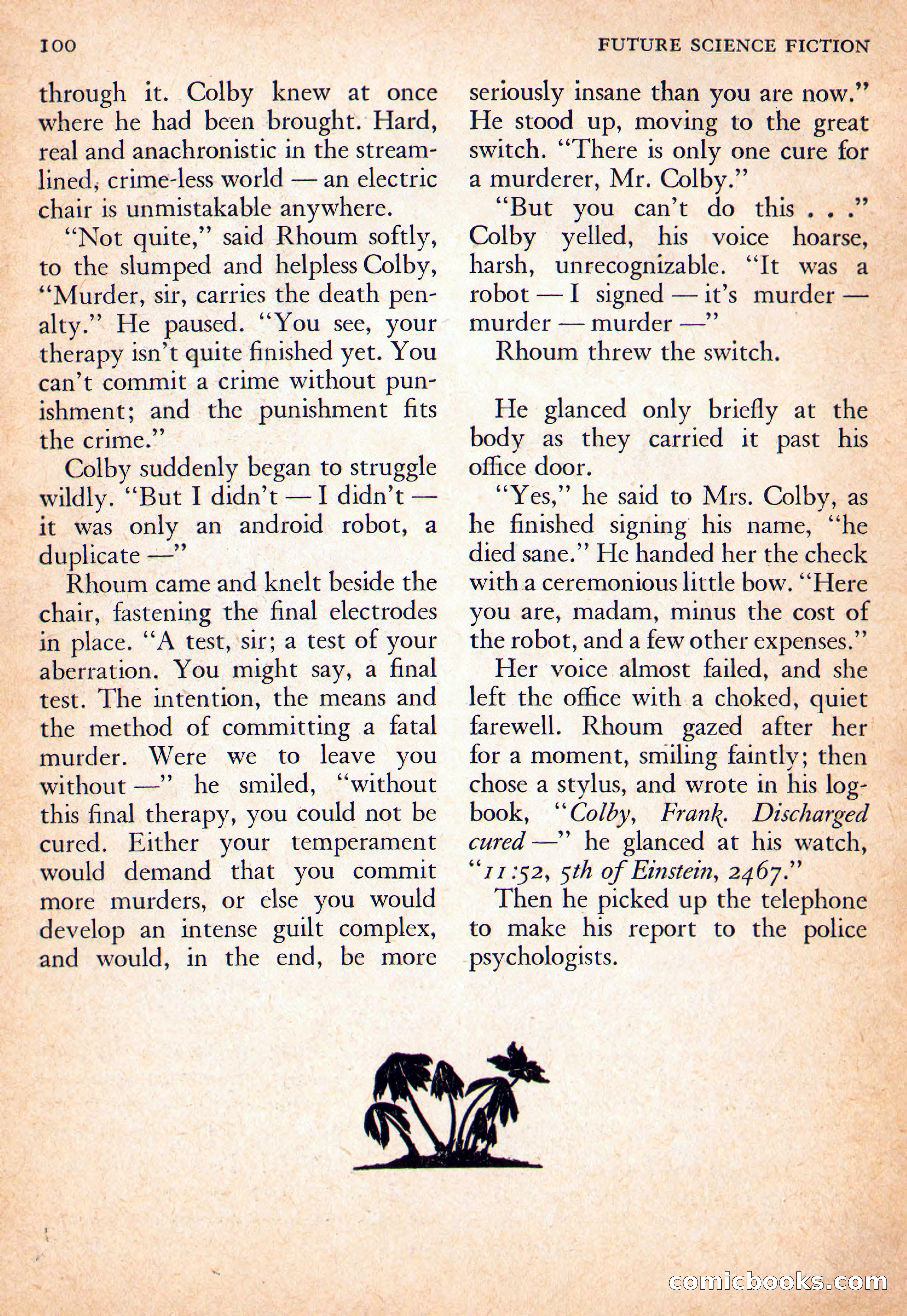 Future Science Fiction, October 1954 — page 100 of 132