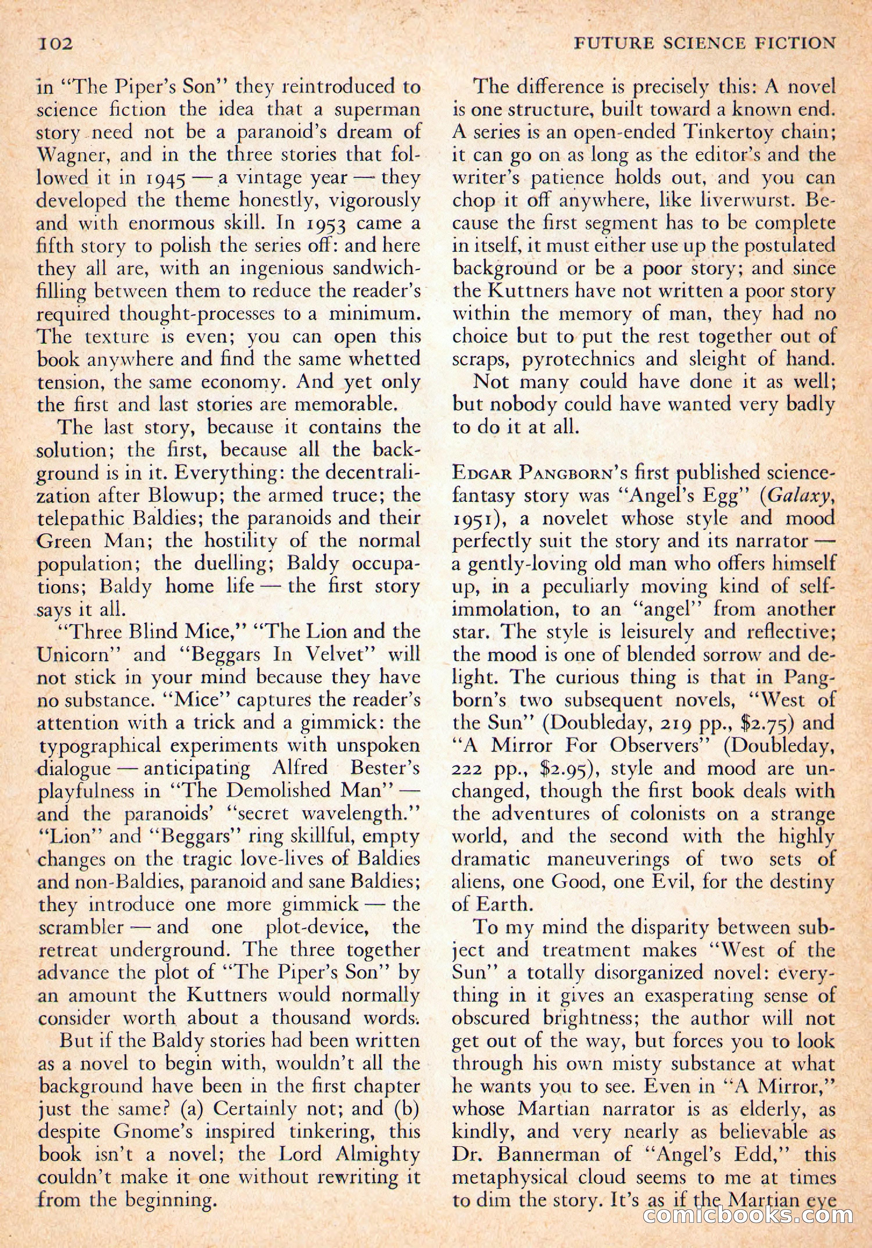 Future Science Fiction, October 1954 — page 102 of 132