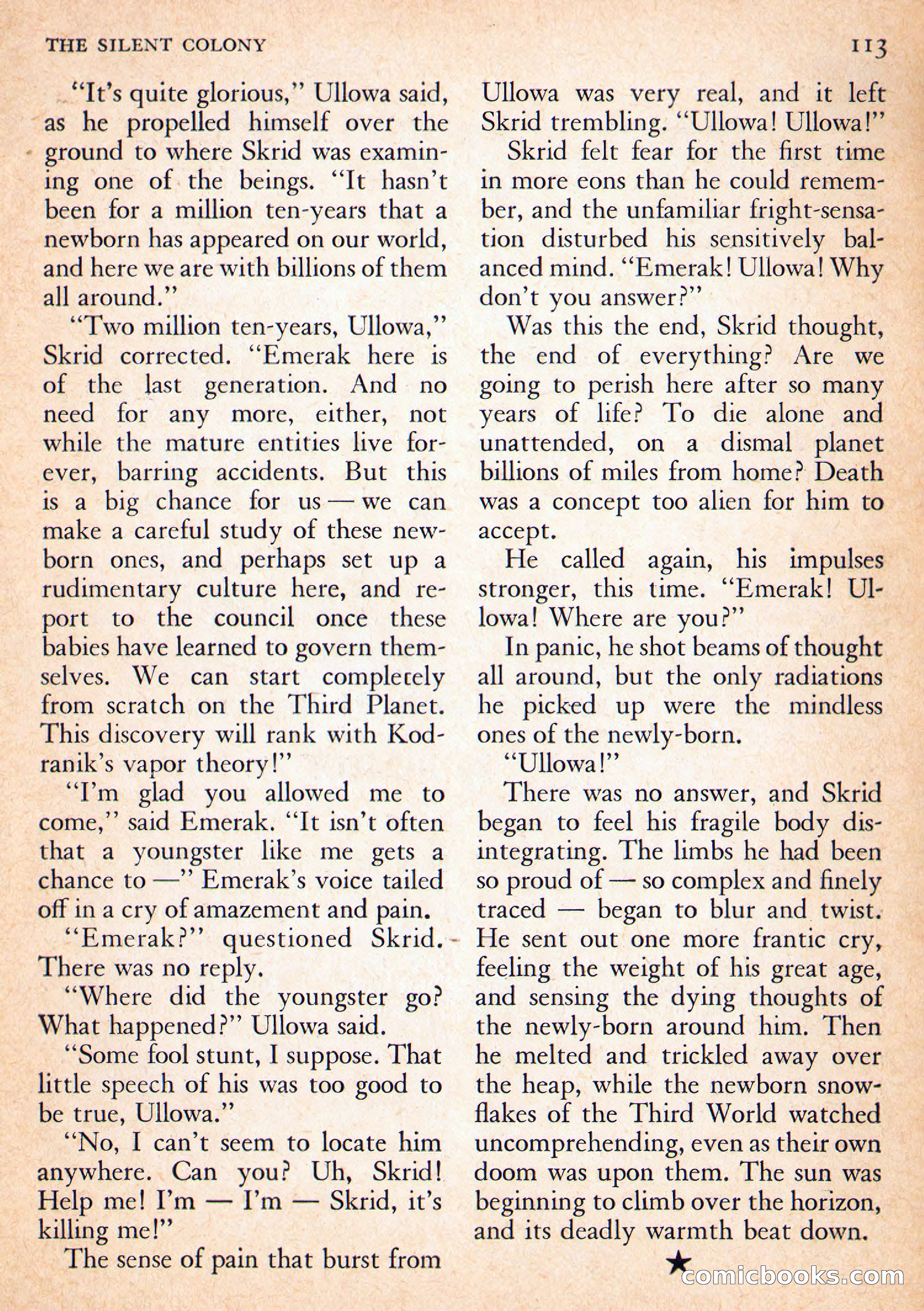 Future Science Fiction, October 1954 — page 113 of 132