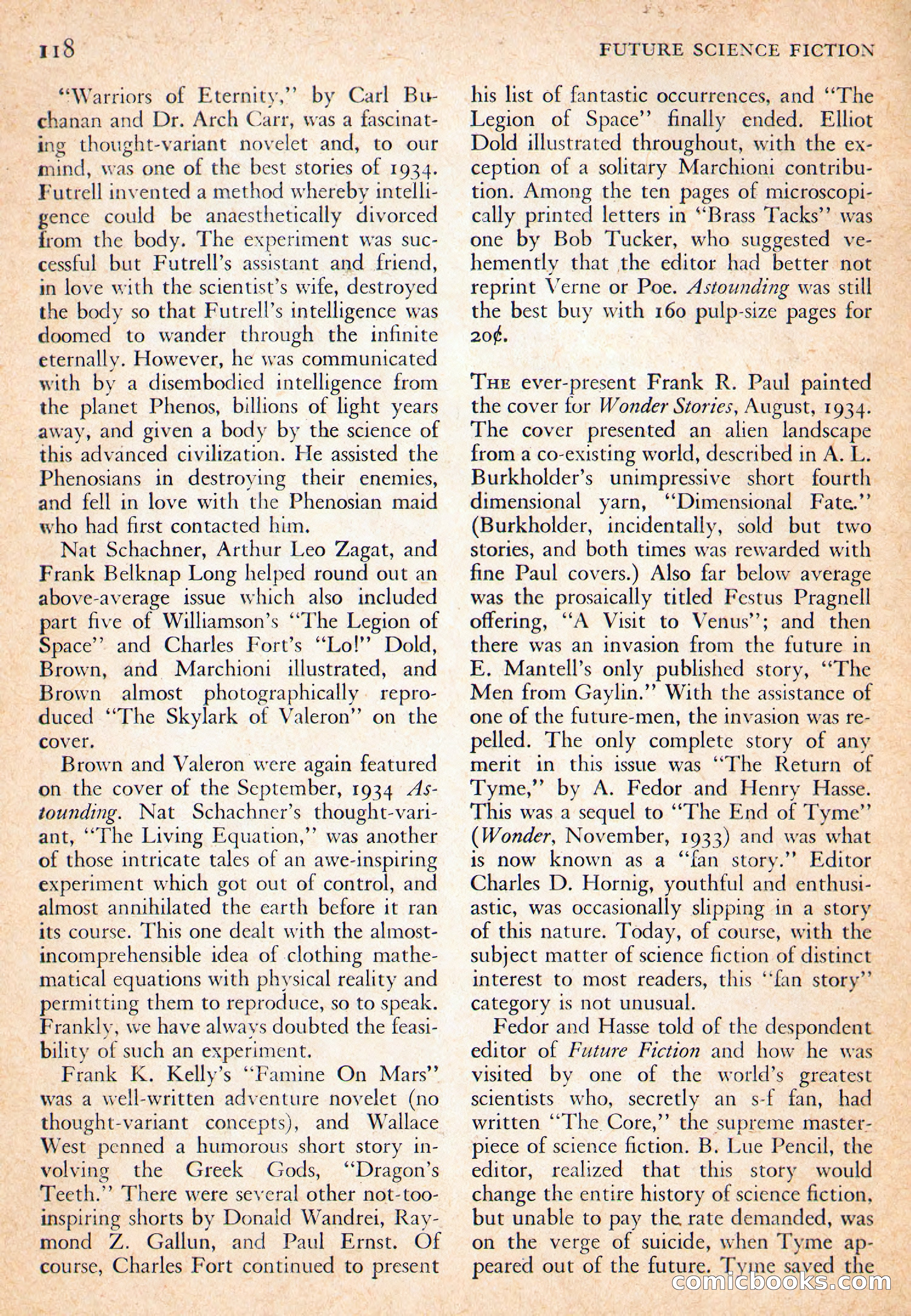 Future Science Fiction, October 1954 — page 118 of 132