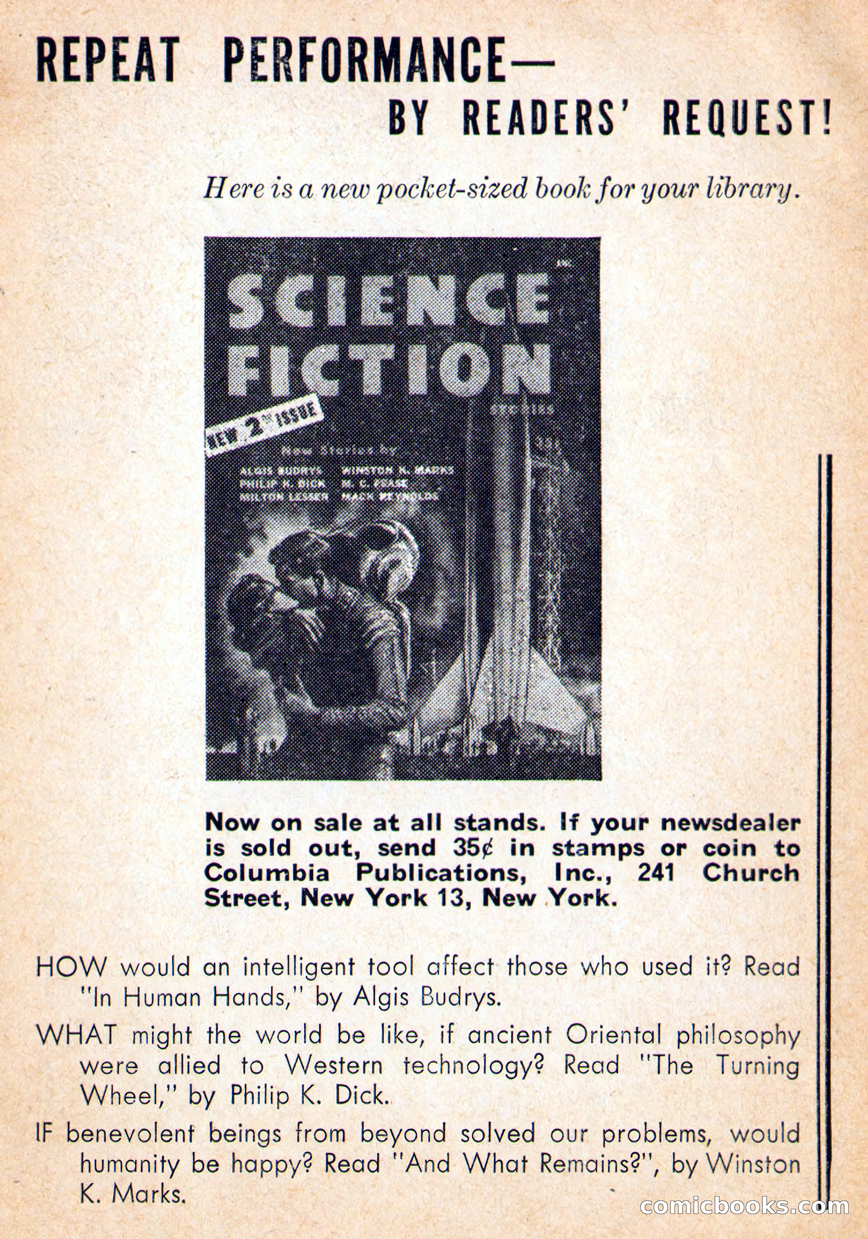 Future Science Fiction, October 1954 — page 120 of 132