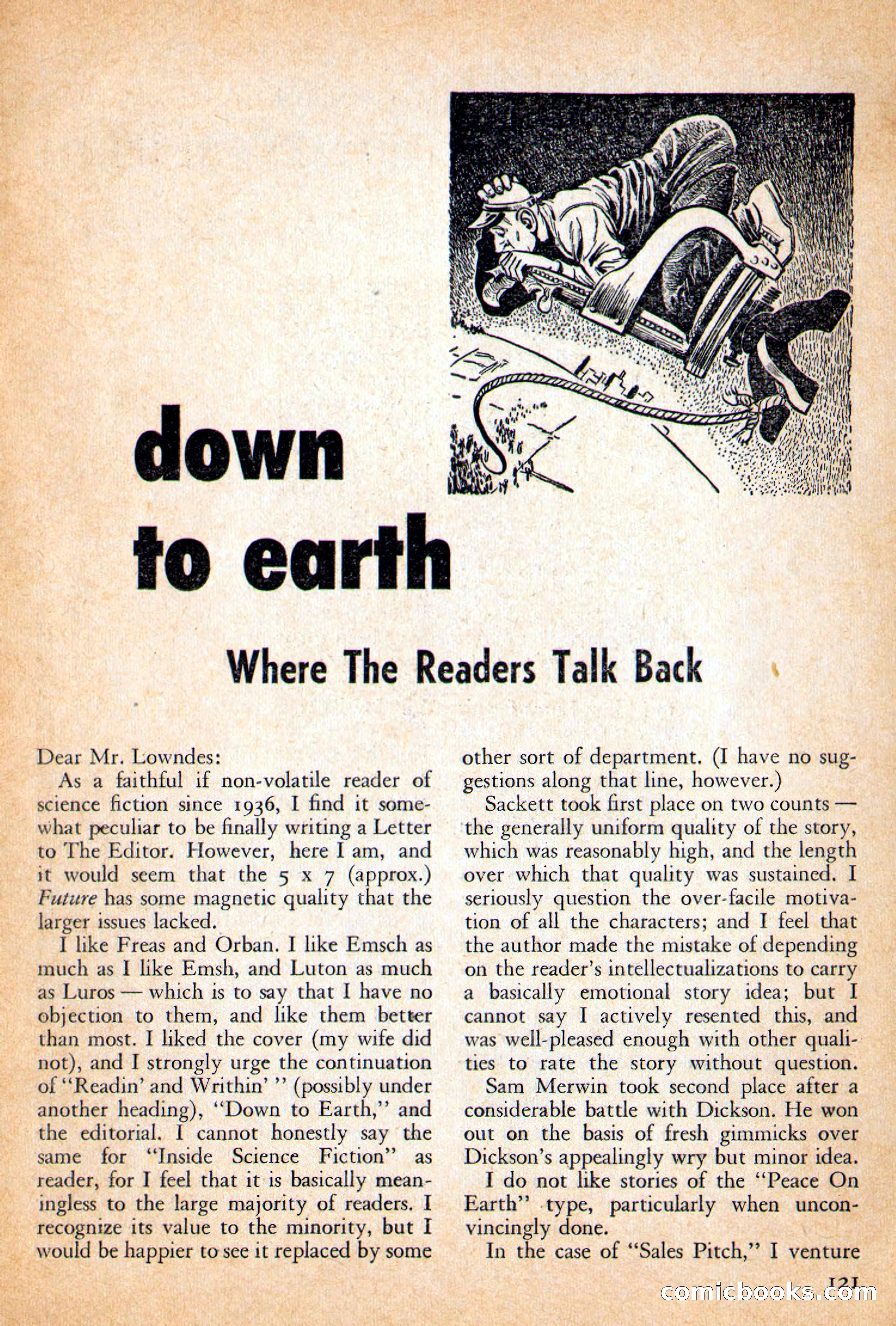 Future Science Fiction, October 1954 — page 121 of 132