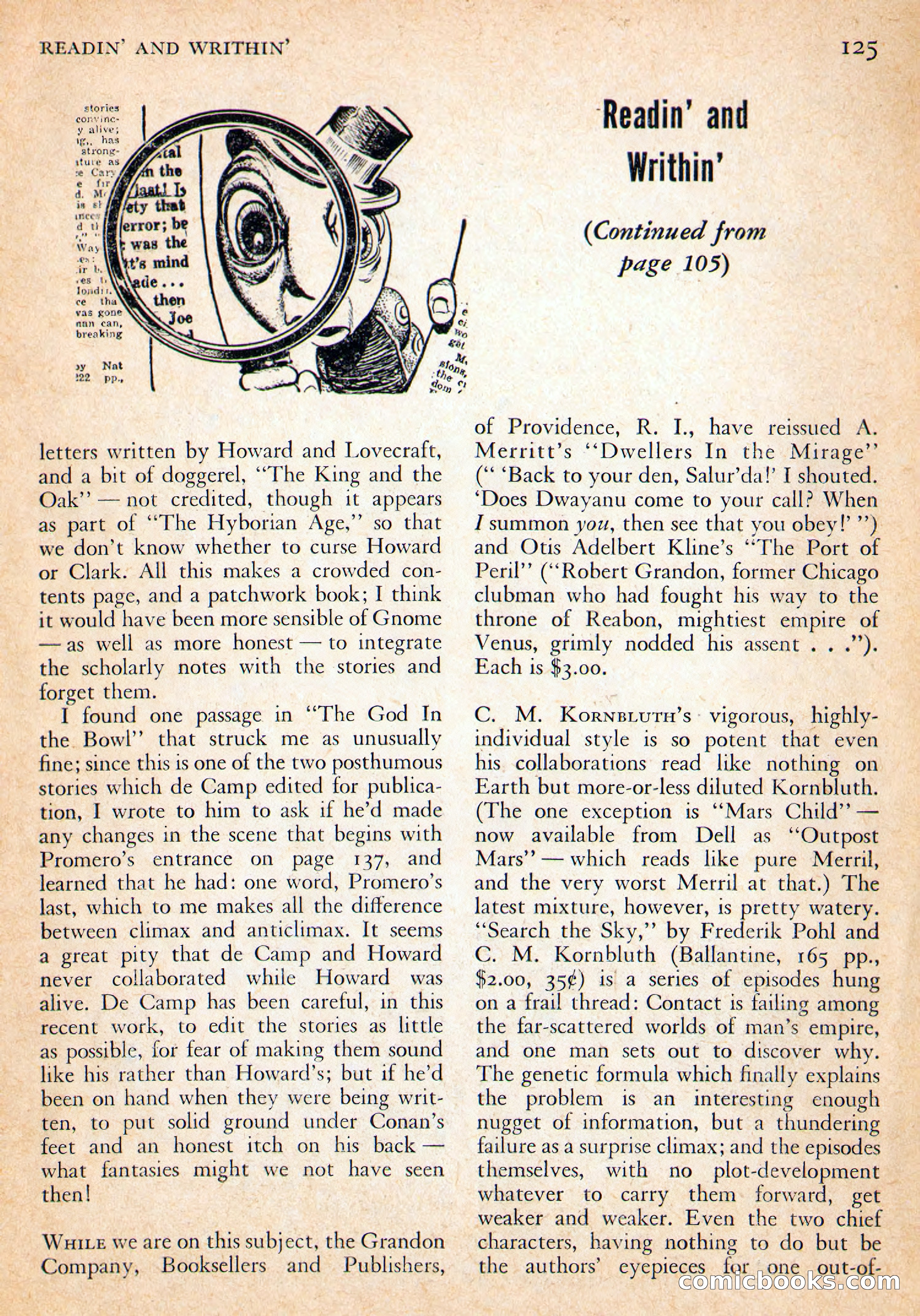 Future Science Fiction, October 1954 — page 125 of 132