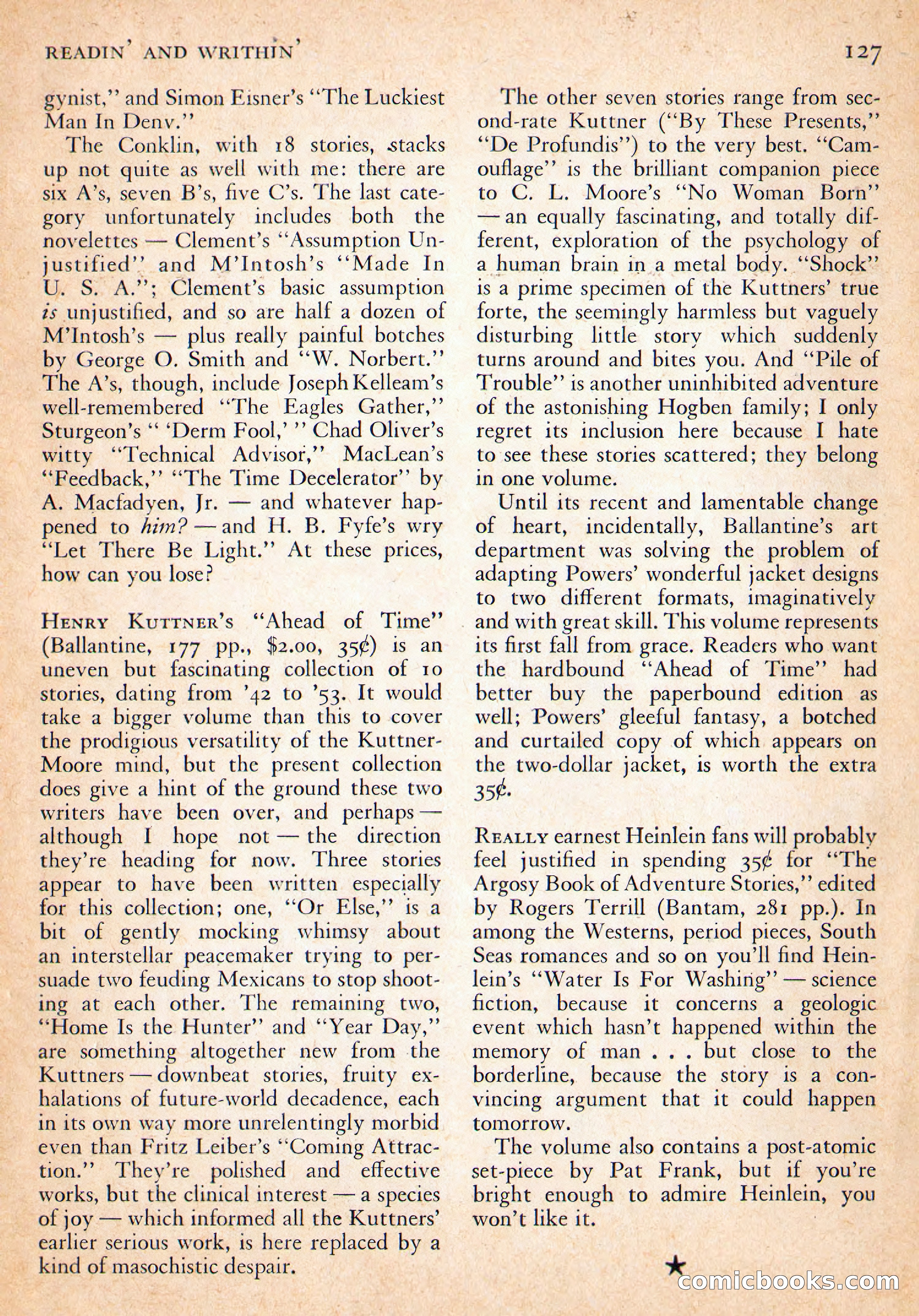 Future Science Fiction, October 1954 — page 127 of 132