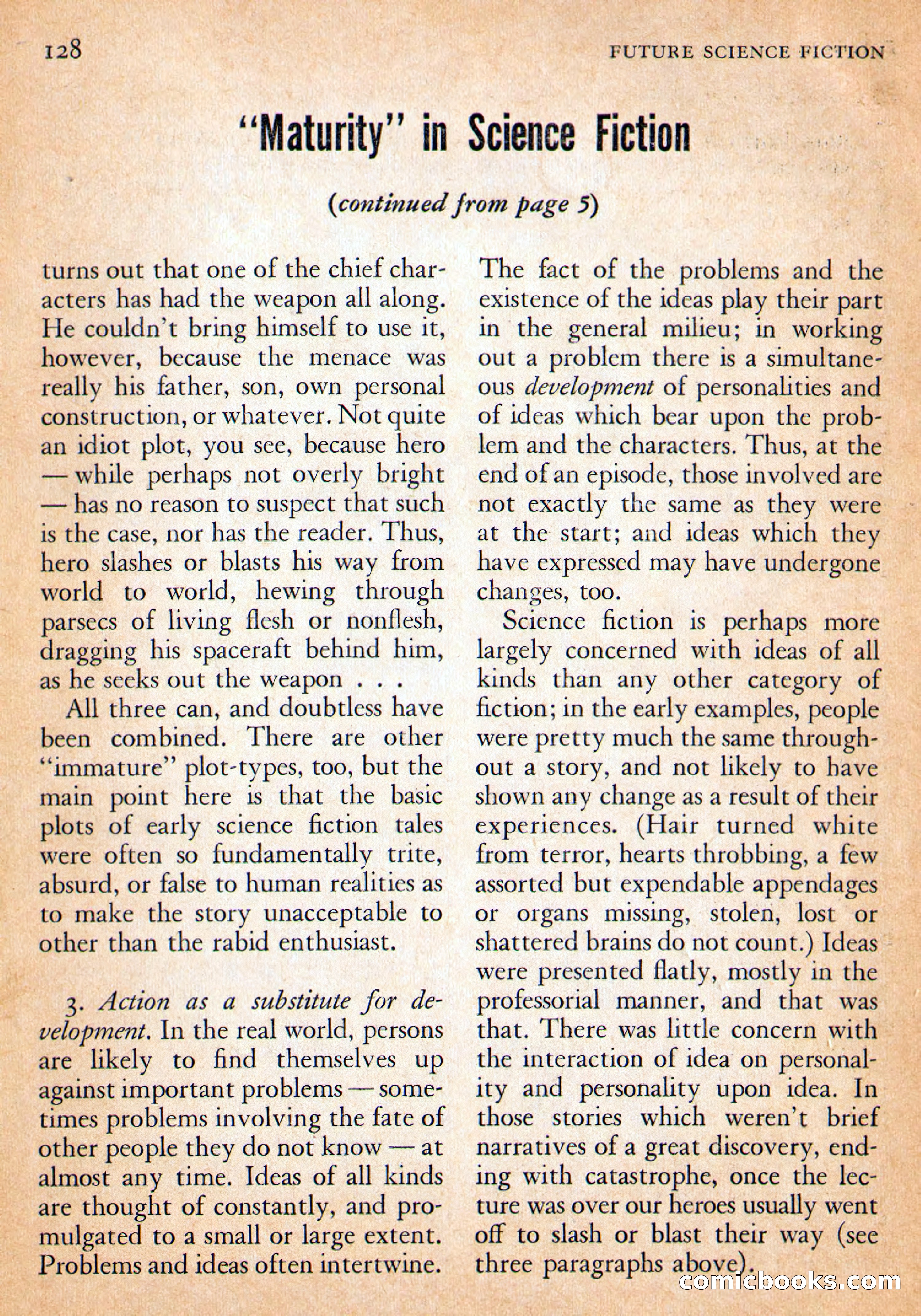 Future Science Fiction, October 1954 — page 128 of 132