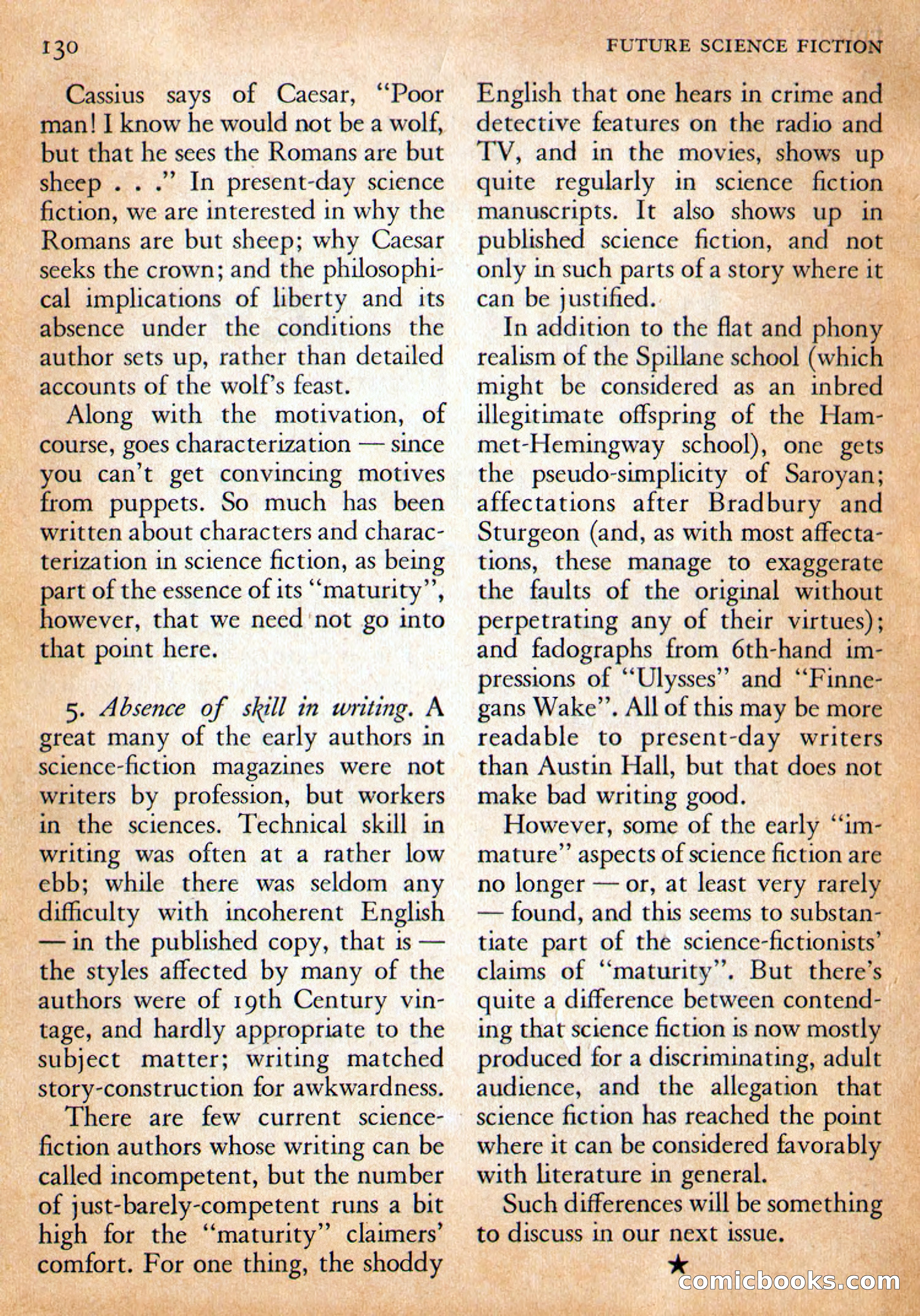 Future Science Fiction, October 1954 — page 130 of 132