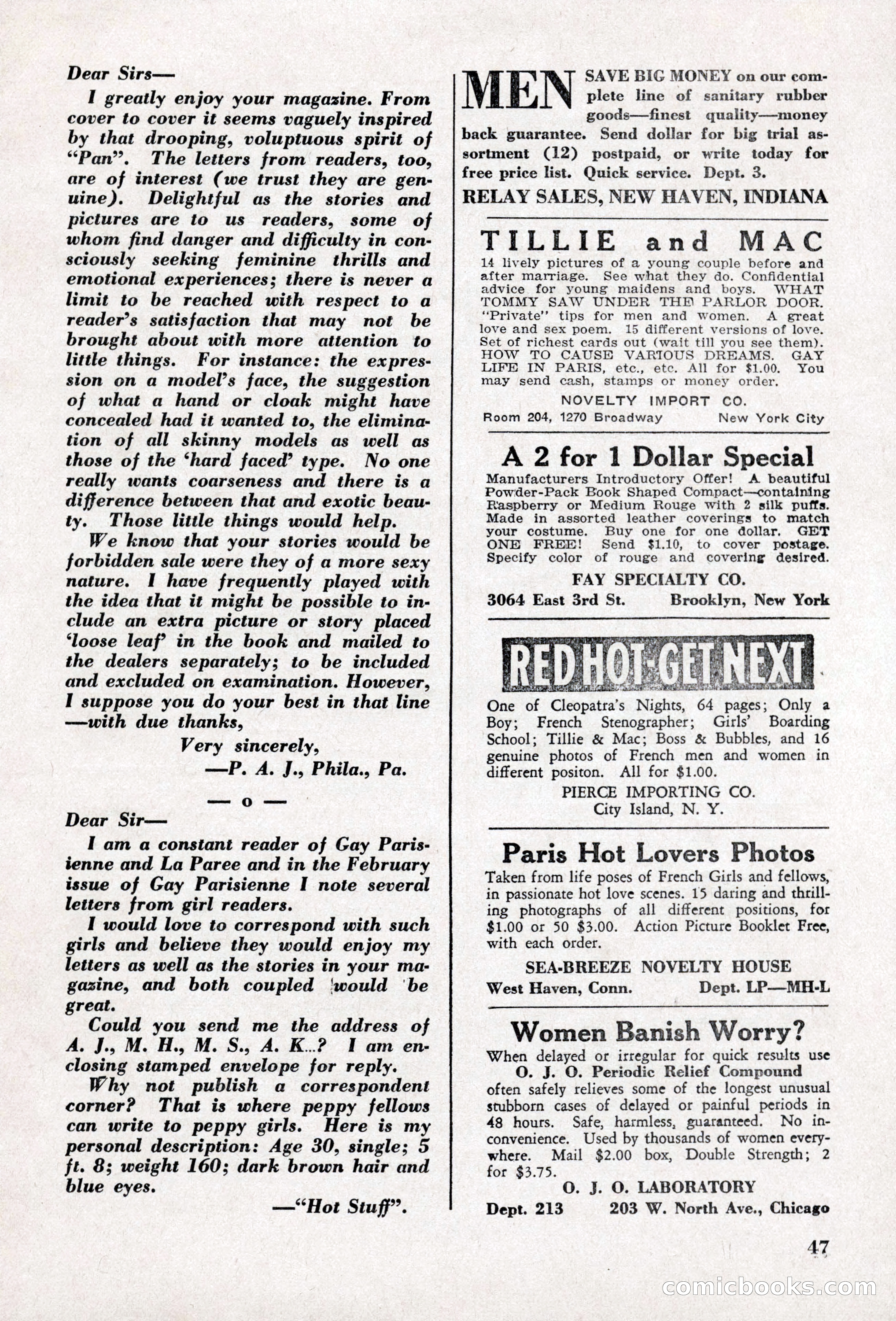 Gay Parisienne, March 1932 — page 49 of 52
