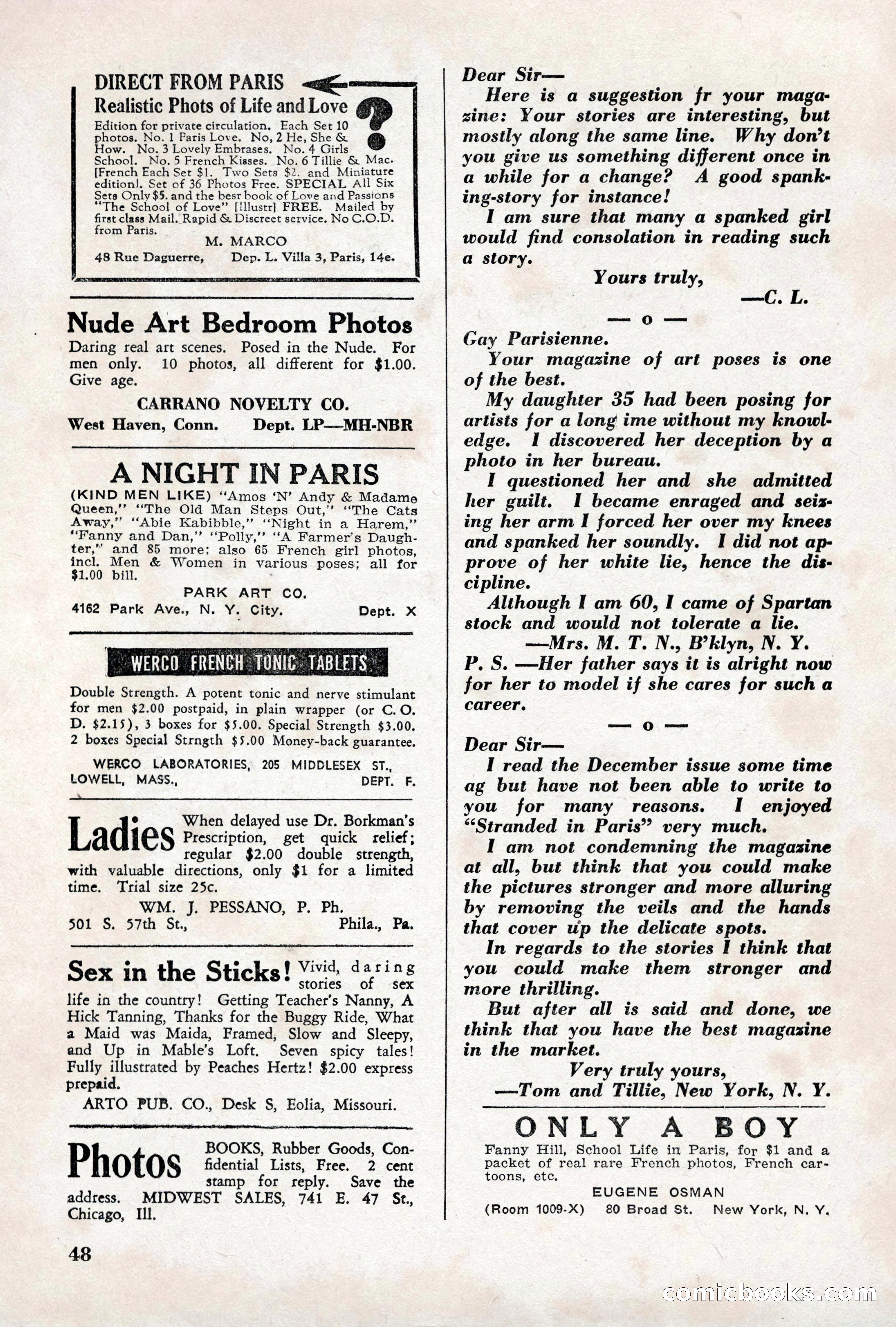 Gay Parisienne, March 1932 — page 50 of 52