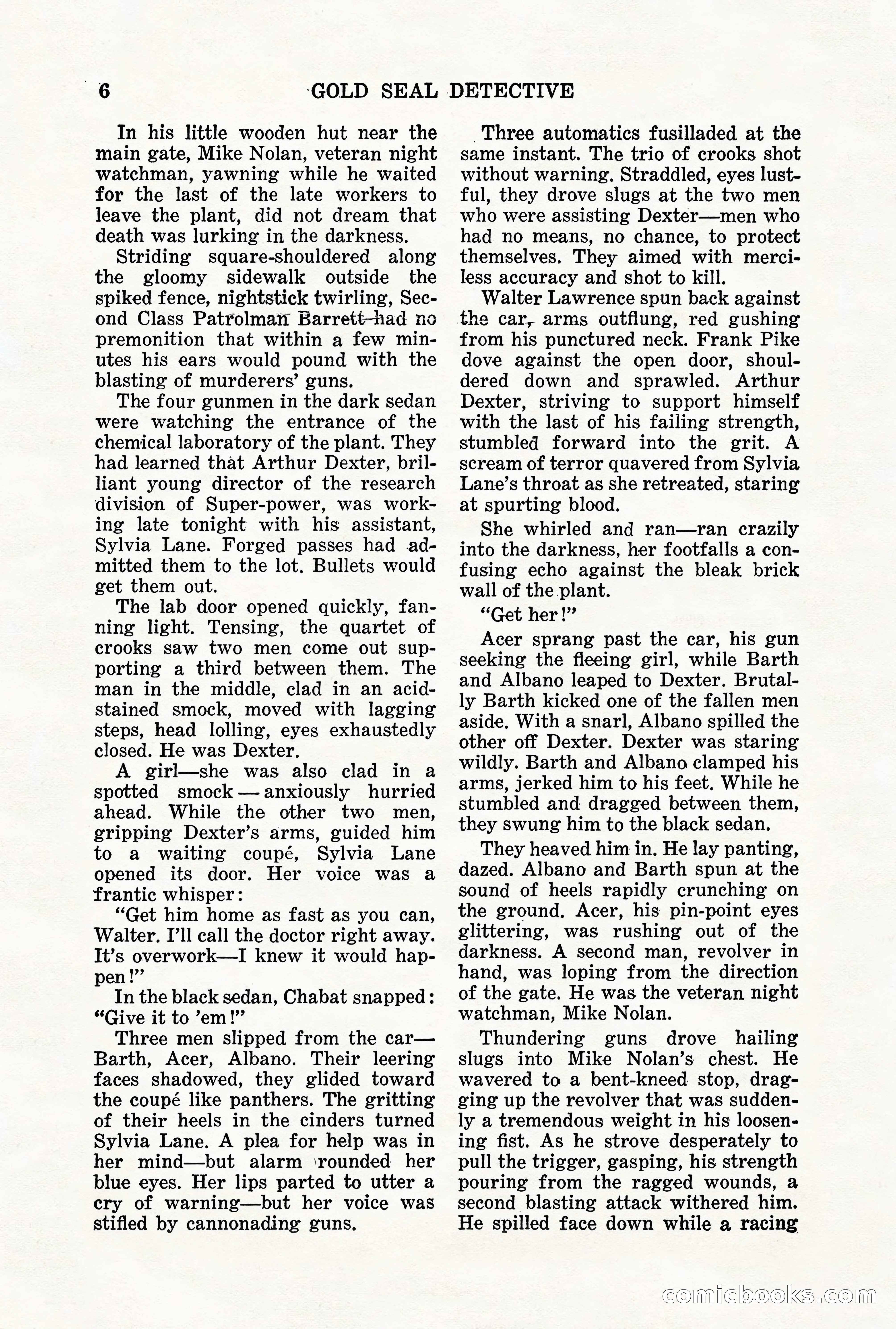 Gold Seal Detective, January 1936 — page 8 of 132
