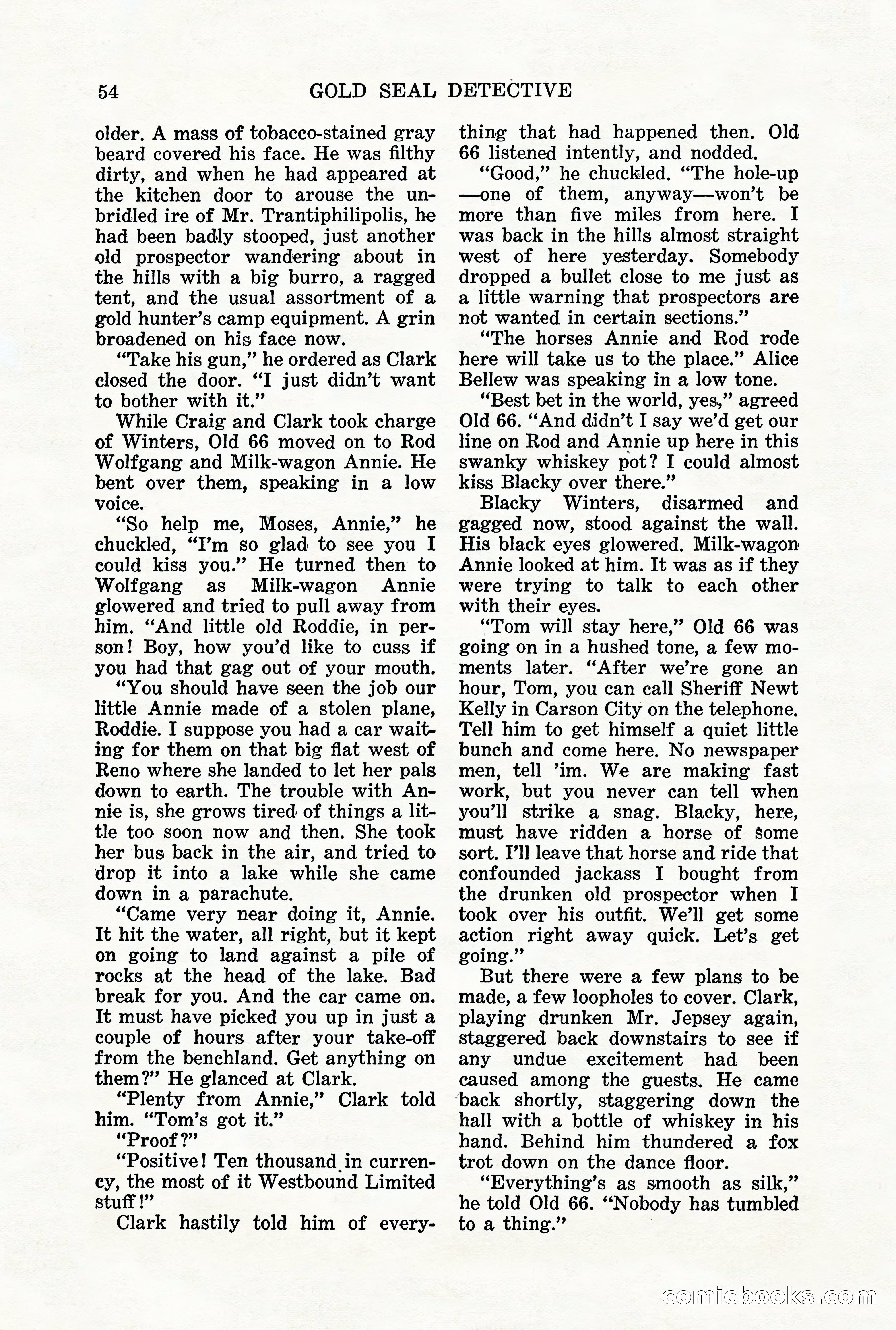 Gold Seal Detective, January 1936 — page 56 of 132