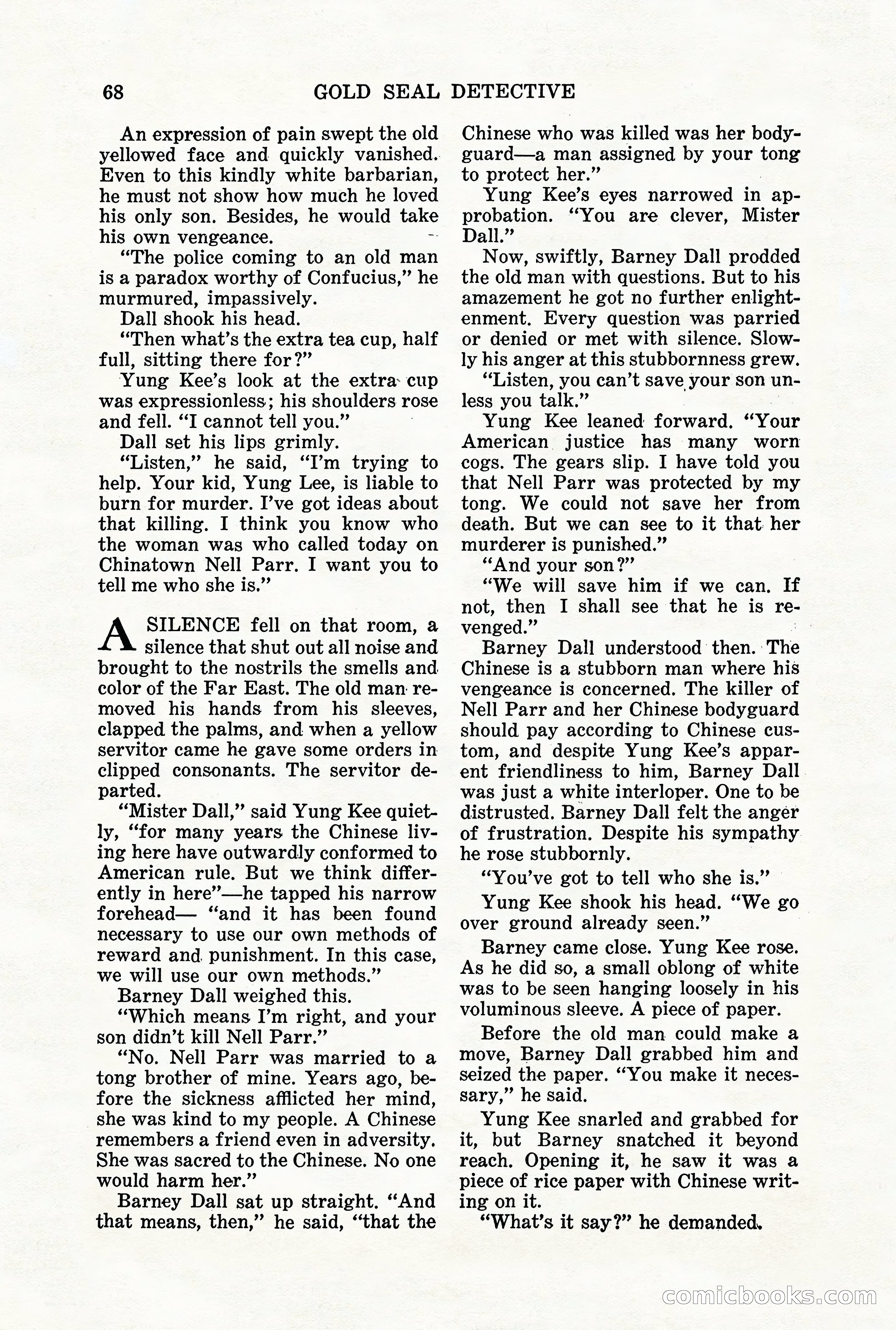 Gold Seal Detective, January 1936 — page 70 of 132