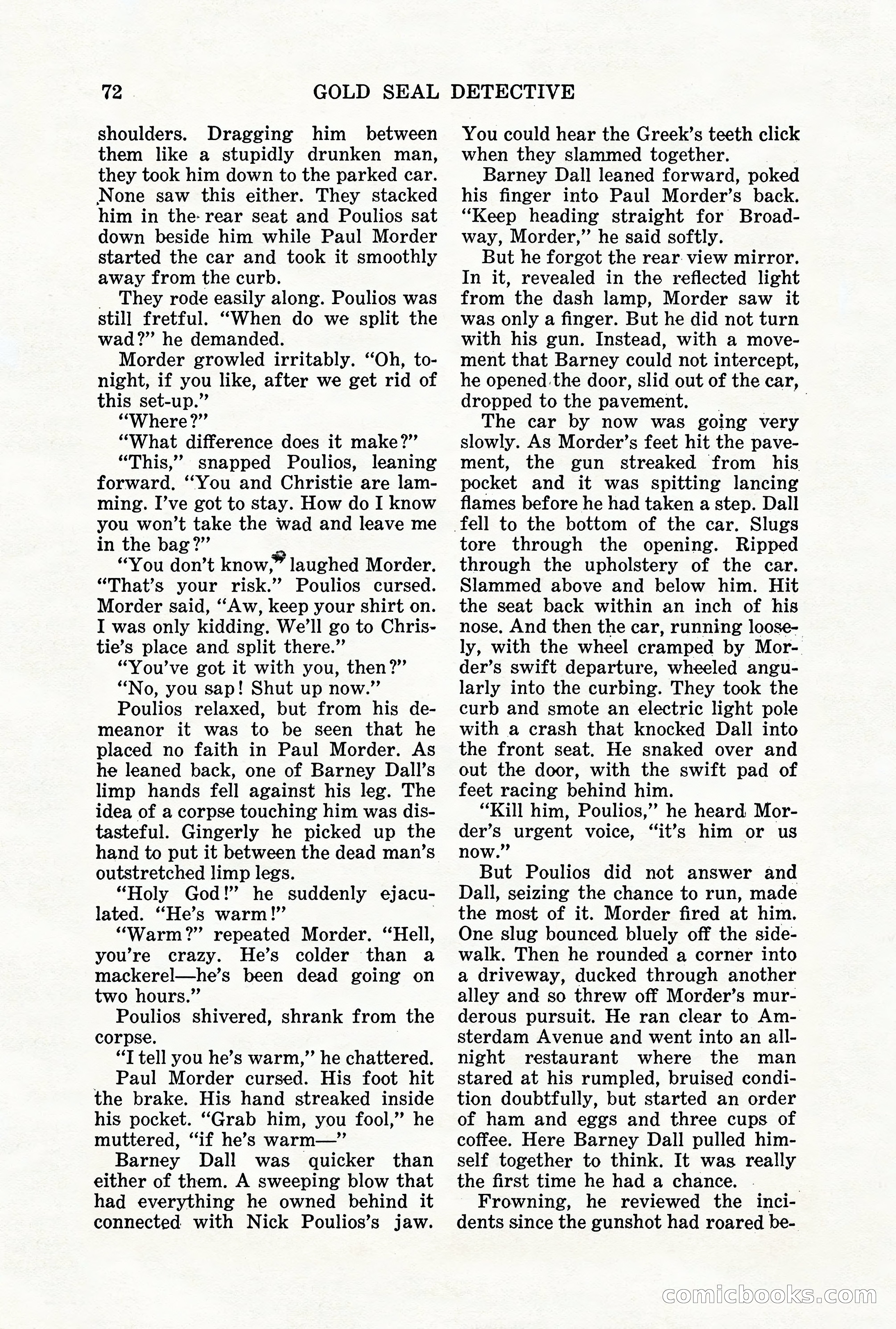 Gold Seal Detective, January 1936 — page 74 of 132