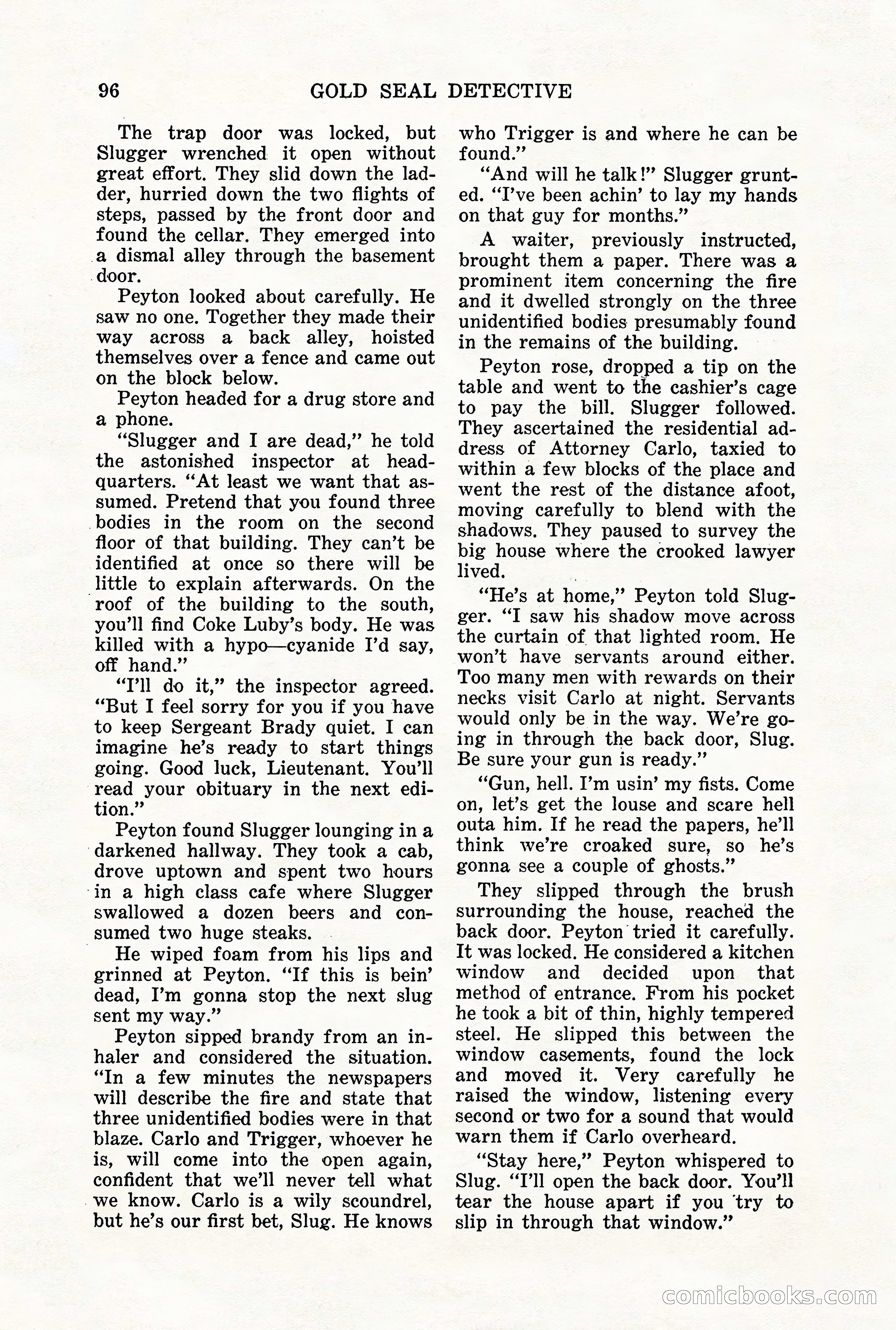 Gold Seal Detective, January 1936 — page 98 of 132