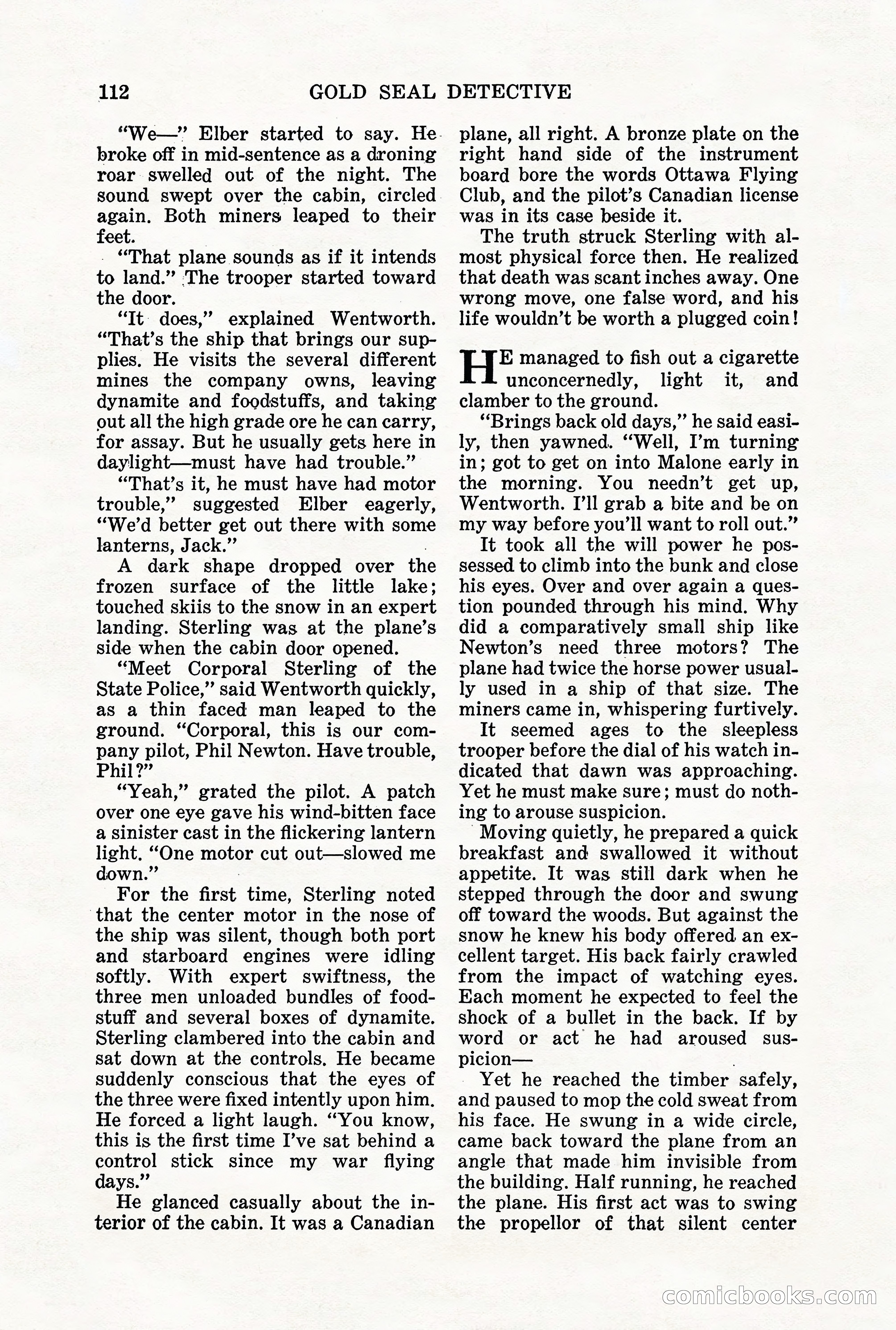 Gold Seal Detective, January 1936 — page 114 of 132