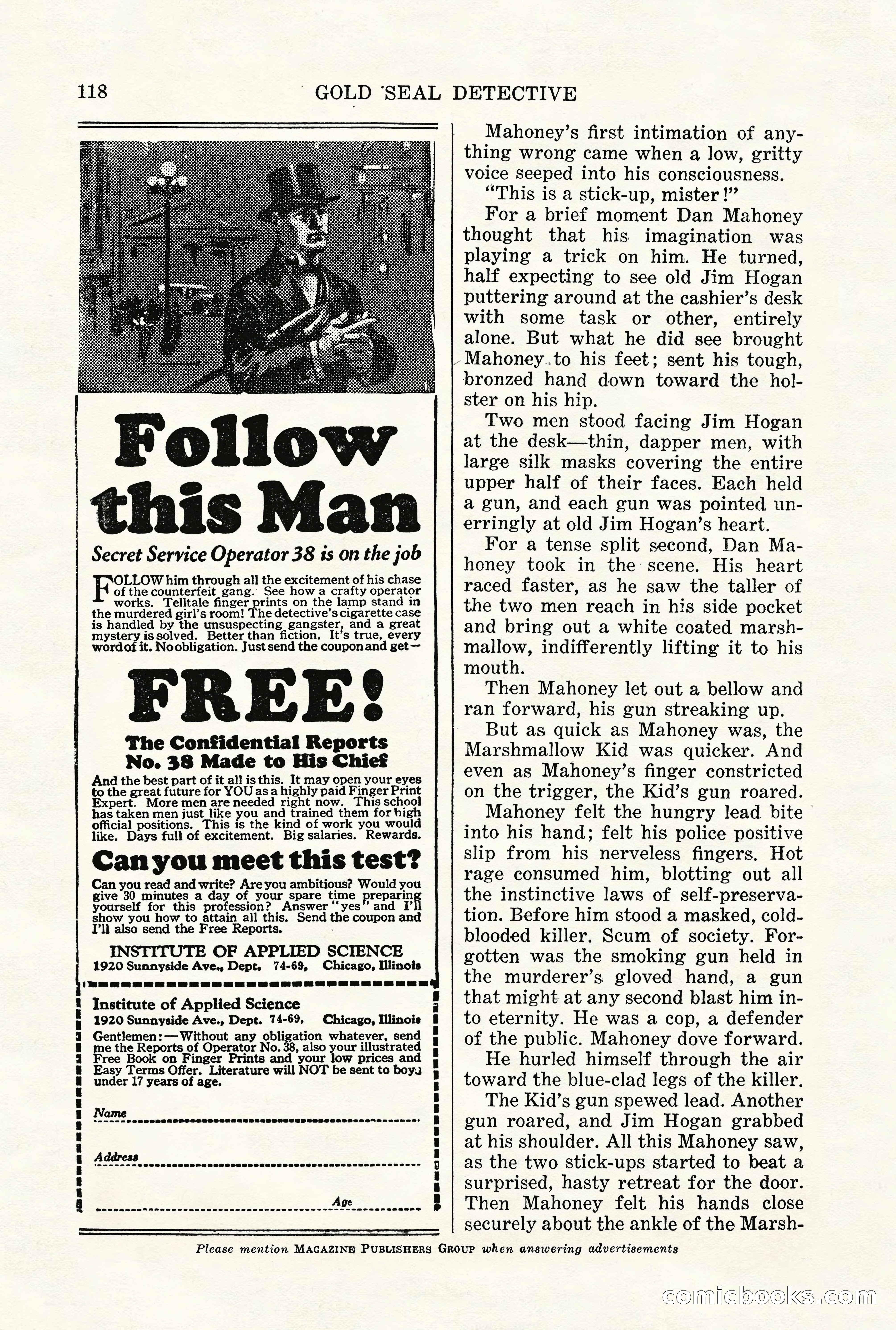 Gold Seal Detective, January 1936 — page 120 of 132