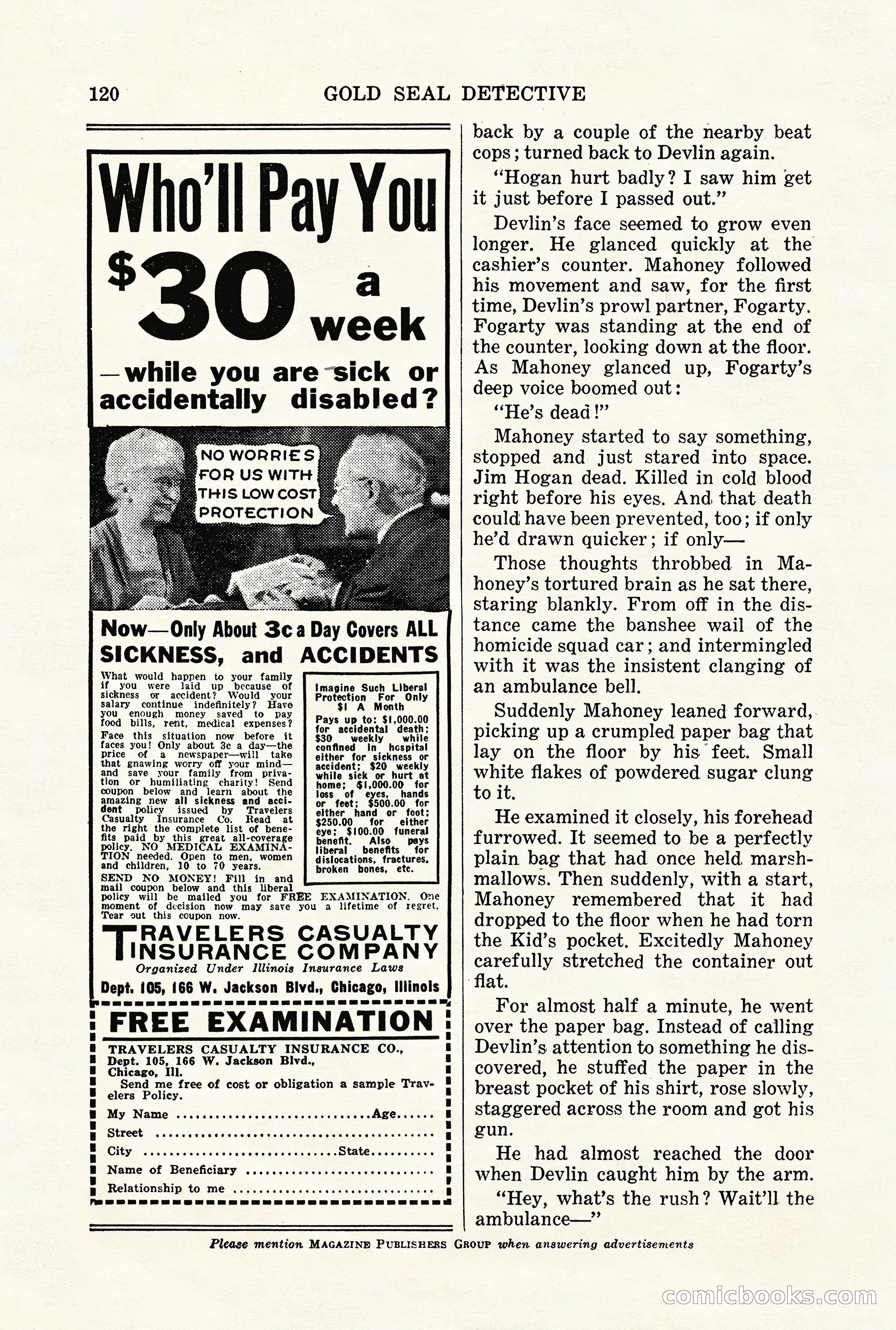 Gold Seal Detective, January 1936 — page 122 of 132