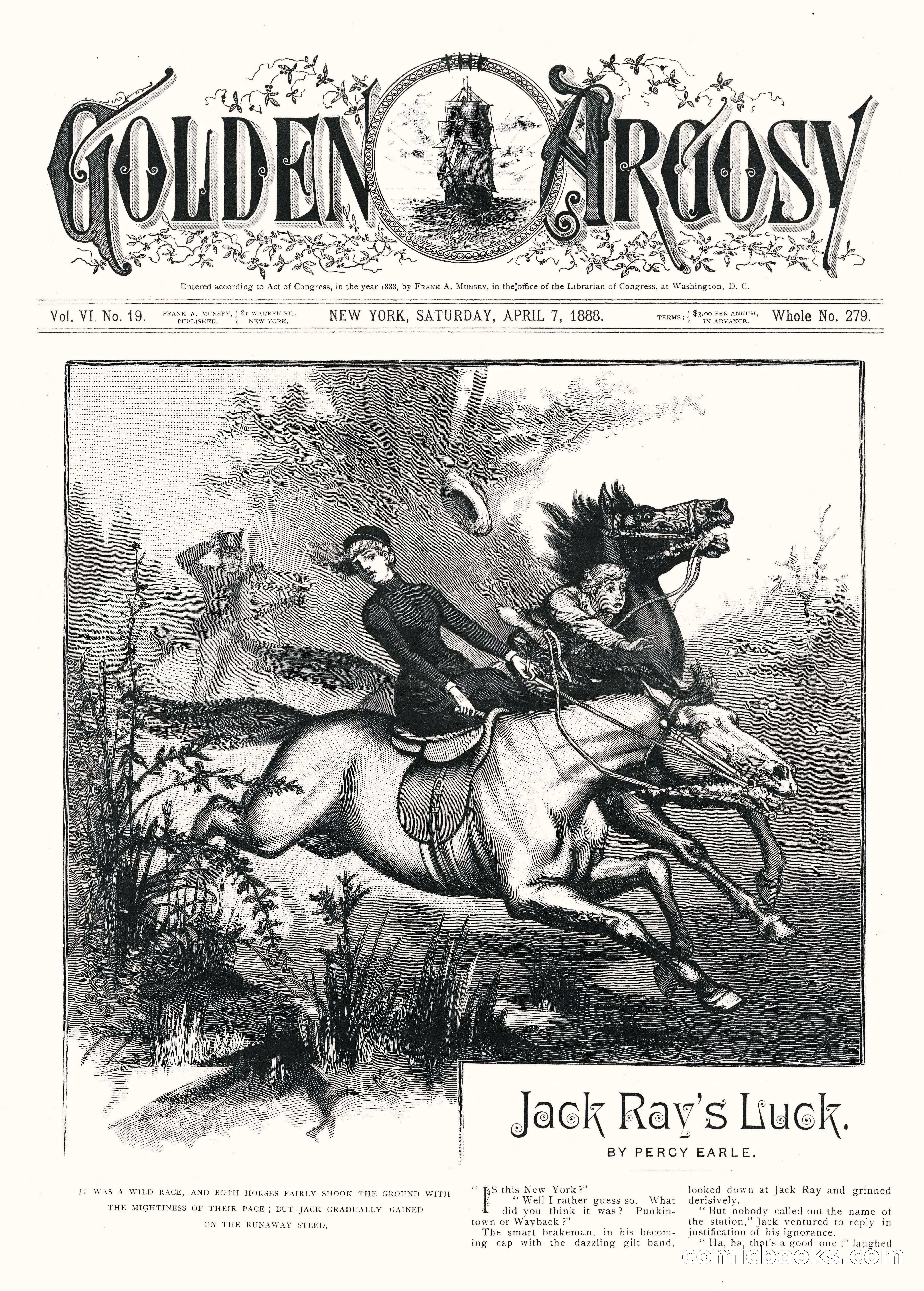 Golden Argosy, Vol. VI No. 19
