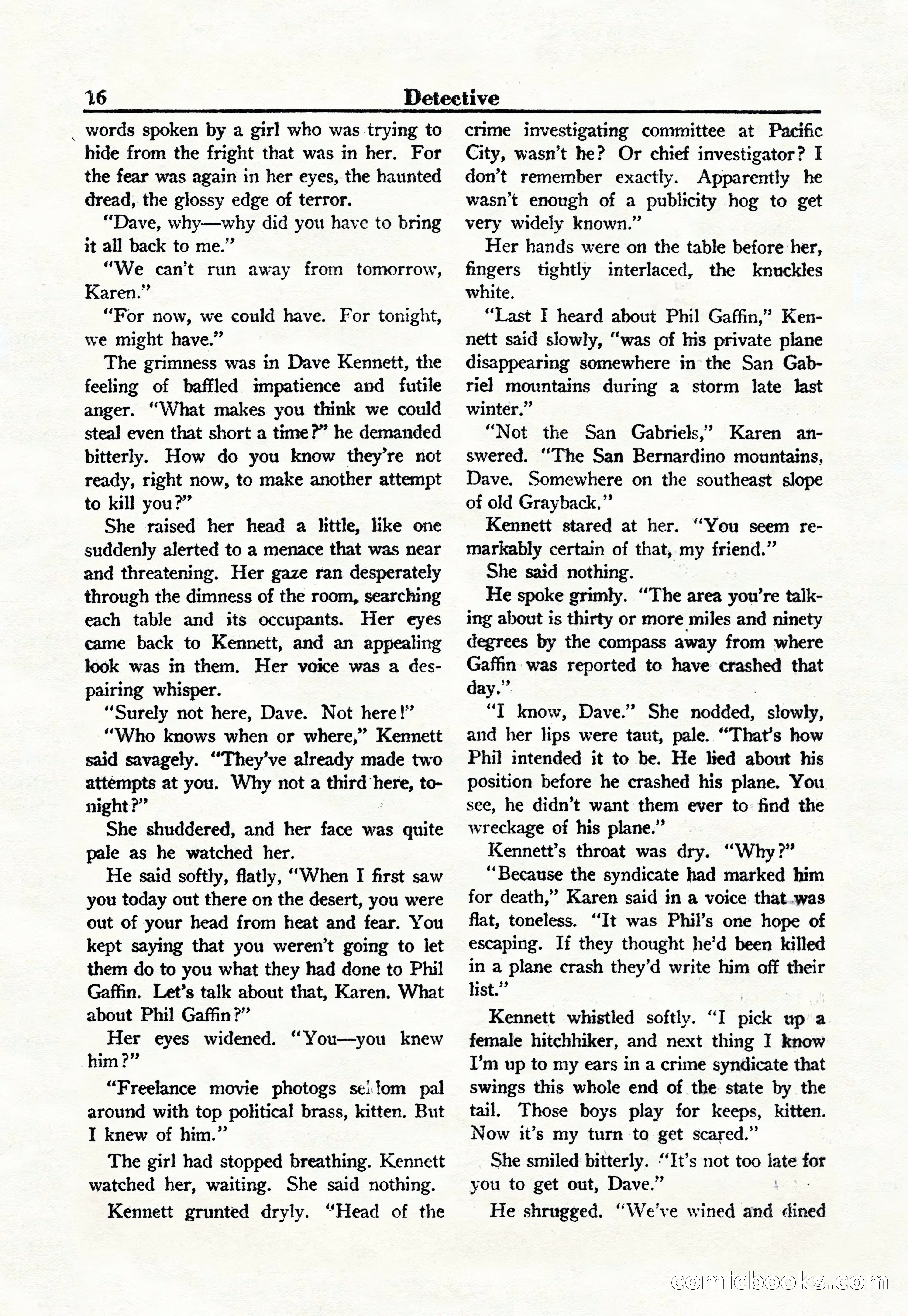 Gripping Detective Stories, Vol. 1, No. 2 — page 16 of 68