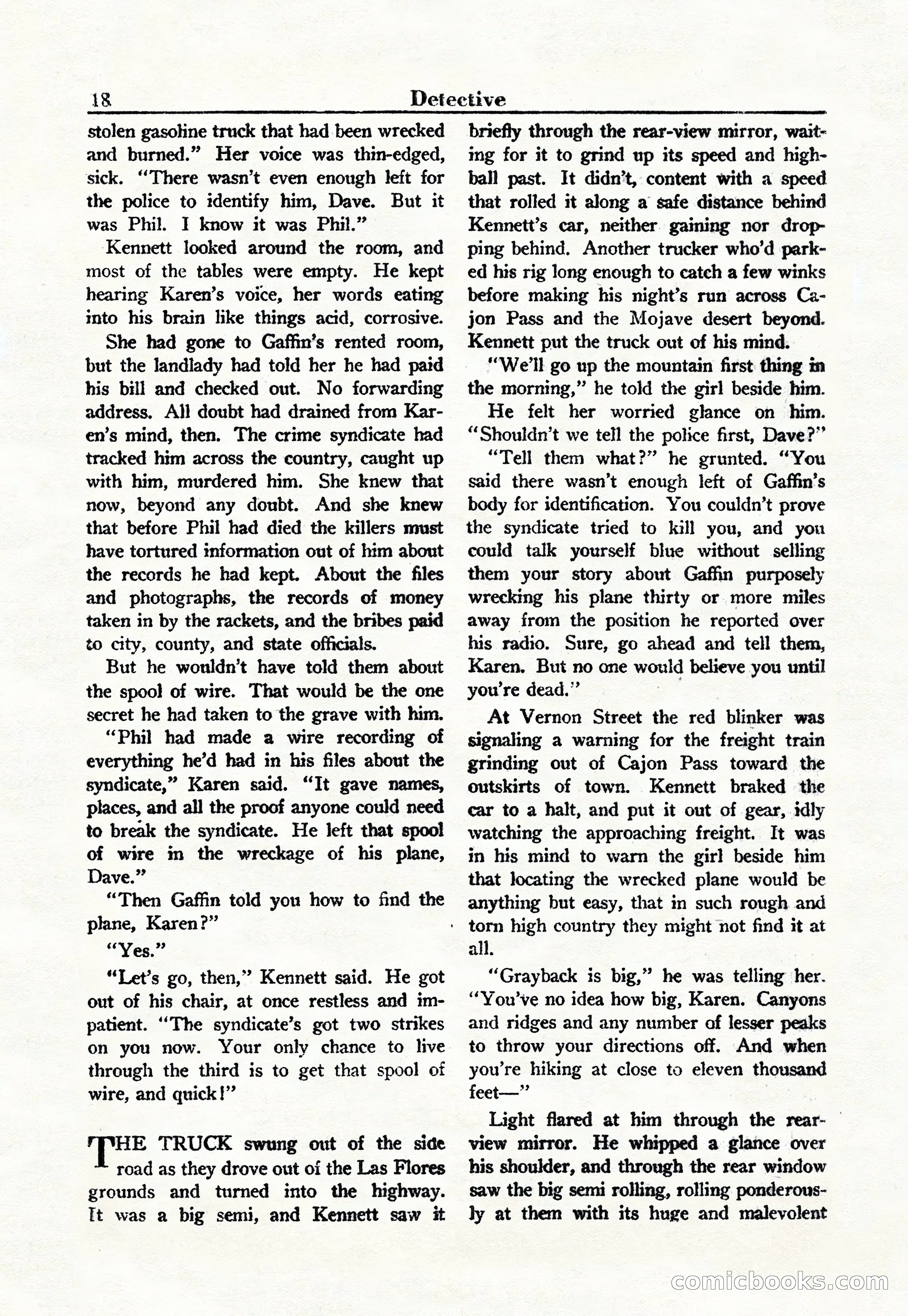 Gripping Detective Stories, Vol. 1, No. 2 — page 18 of 68