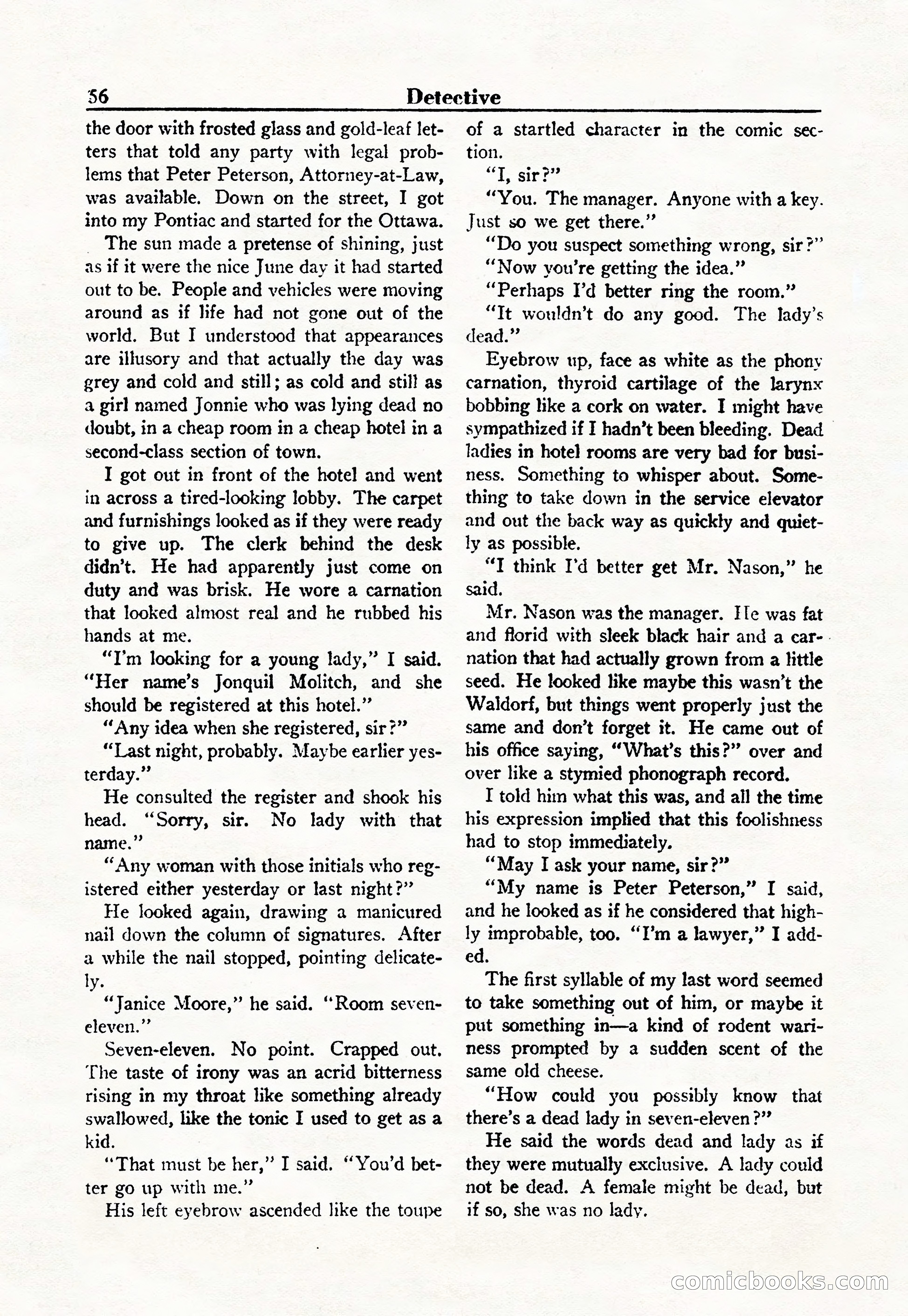 Gripping Detective Stories, Vol. 1, No. 2 — page 56 of 68