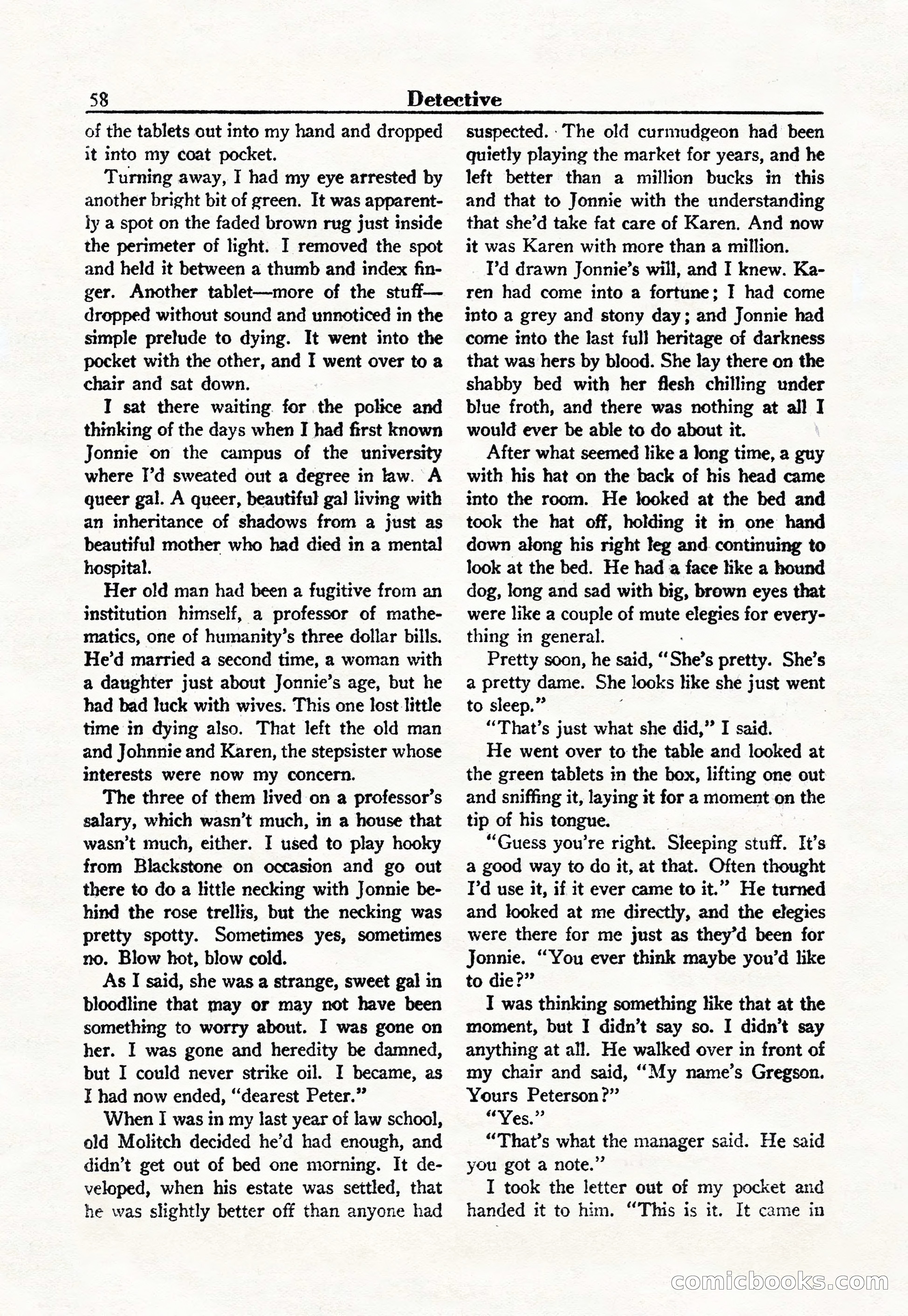 Gripping Detective Stories, Vol. 1, No. 2 — page 58 of 68