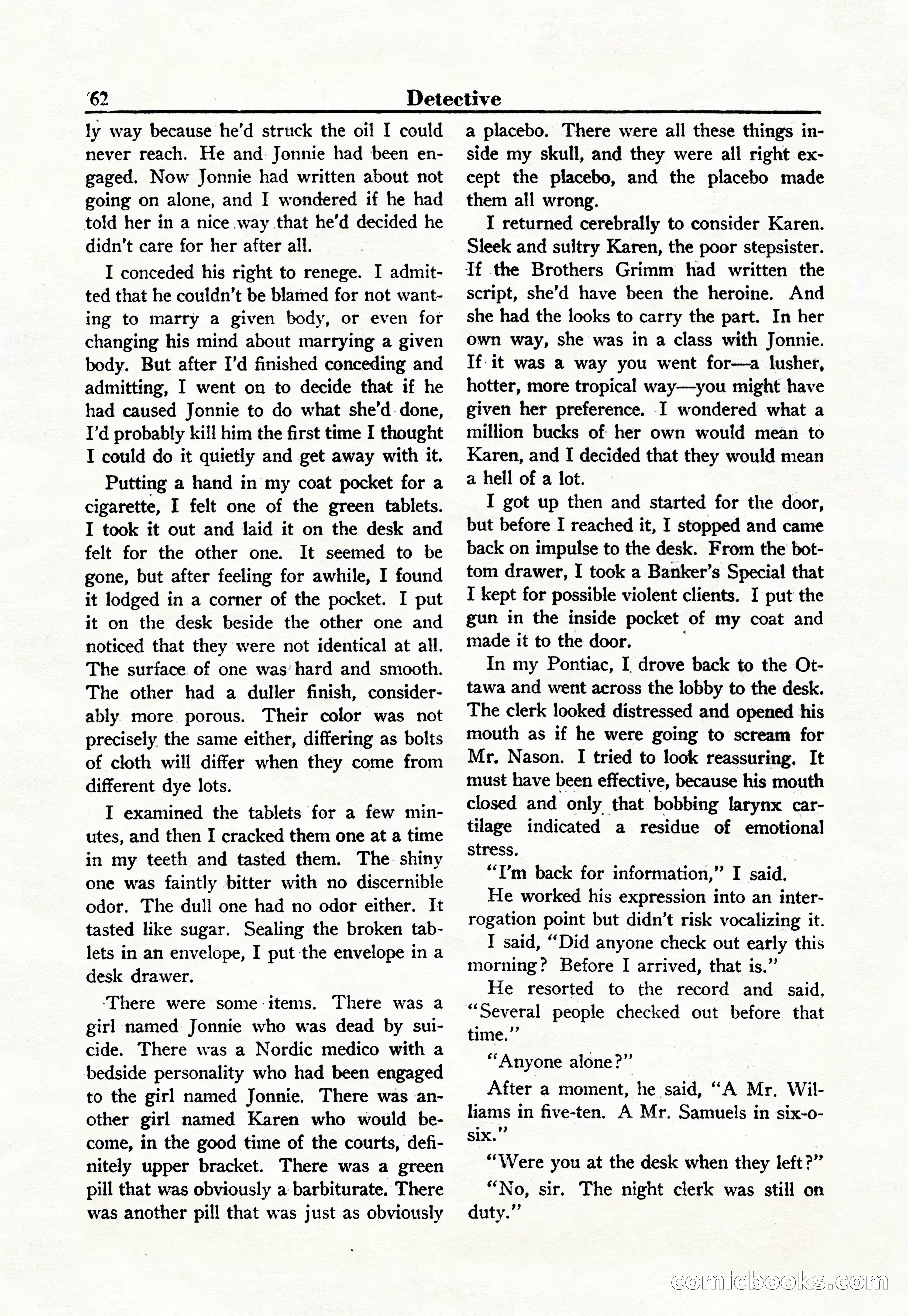 Gripping Detective Stories, Vol. 1, No. 2 — page 62 of 68