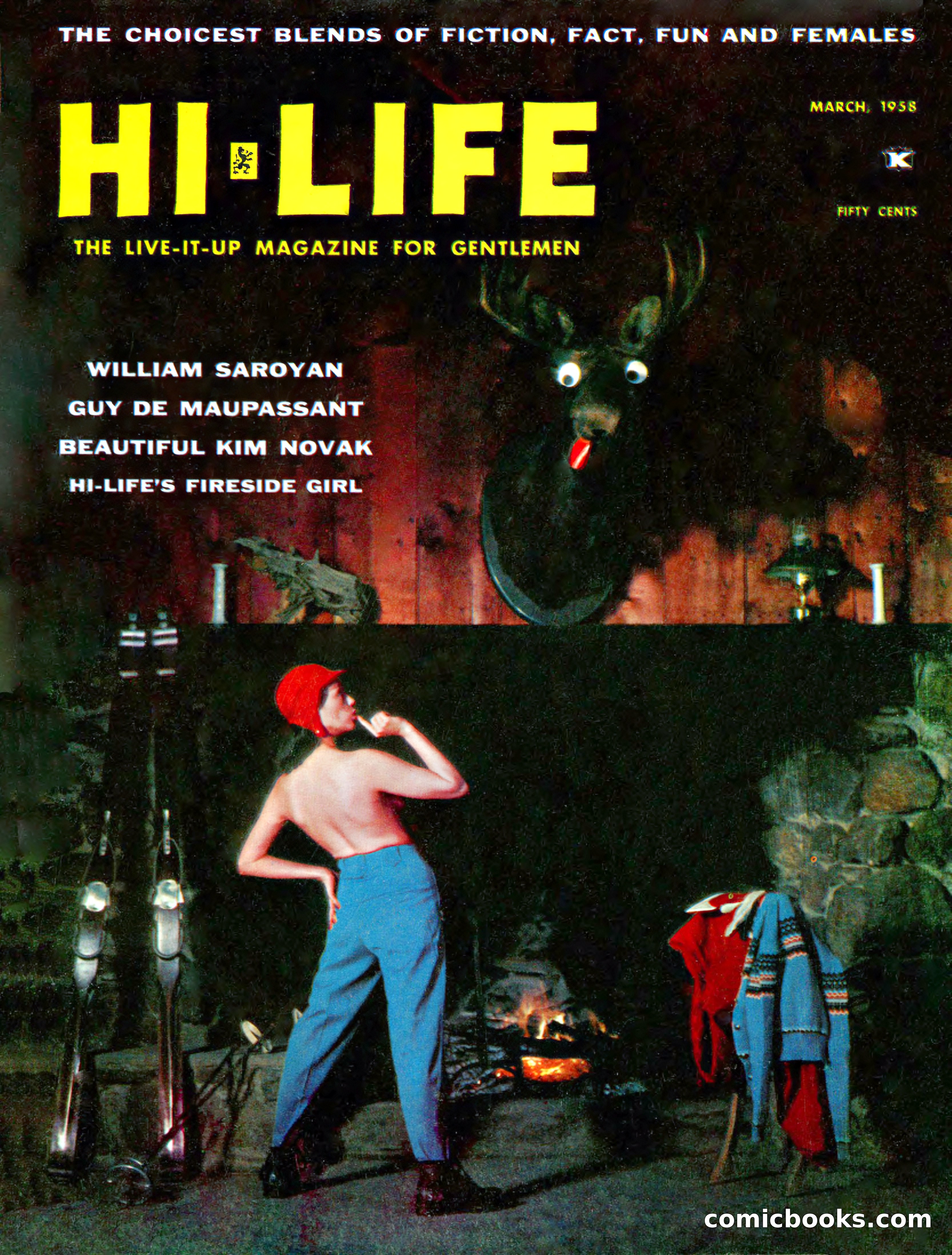 Hi-Life Magazine Cover, March 1958 — page 1 of 64